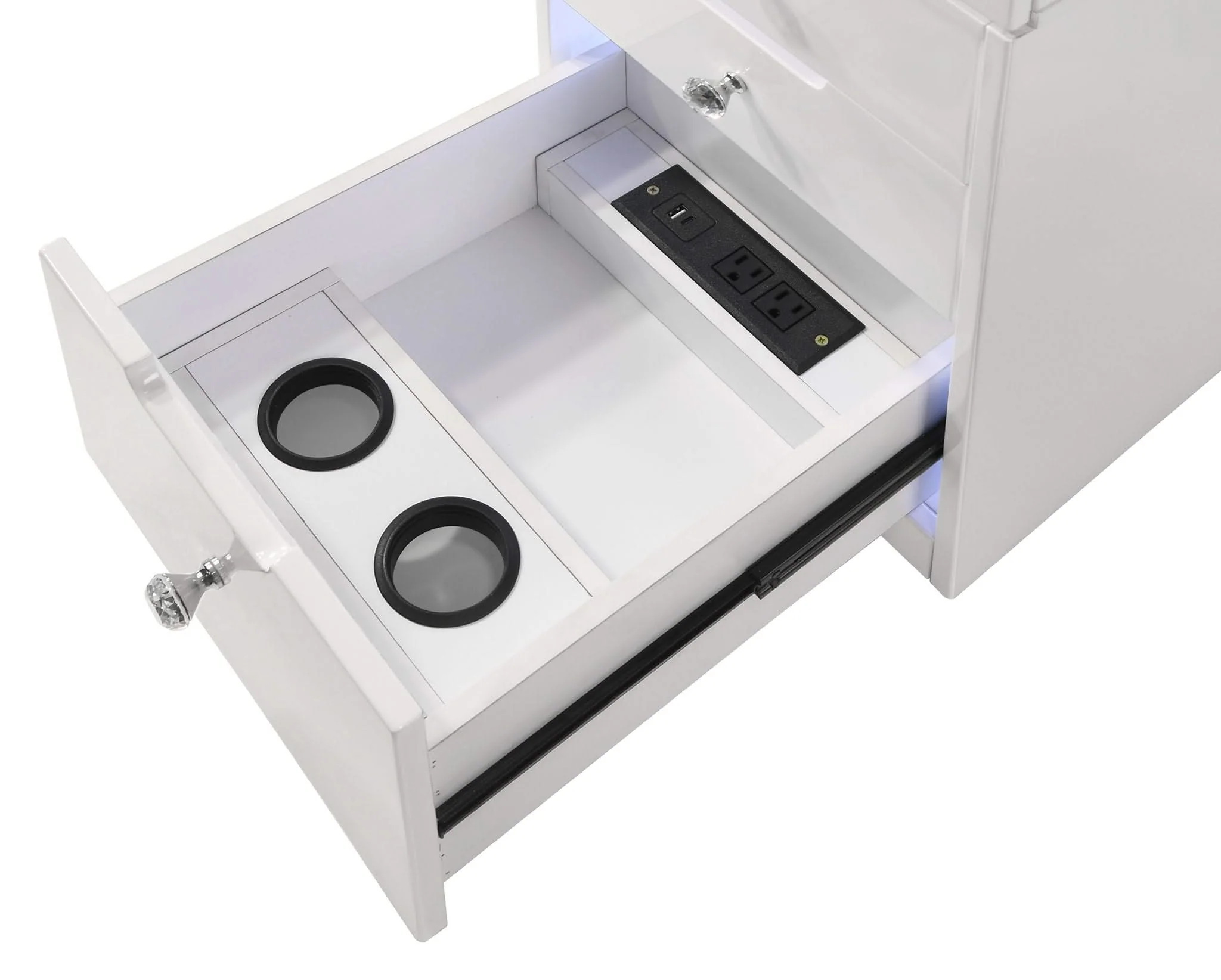 Luxo - Vanity Set - White - Image 2