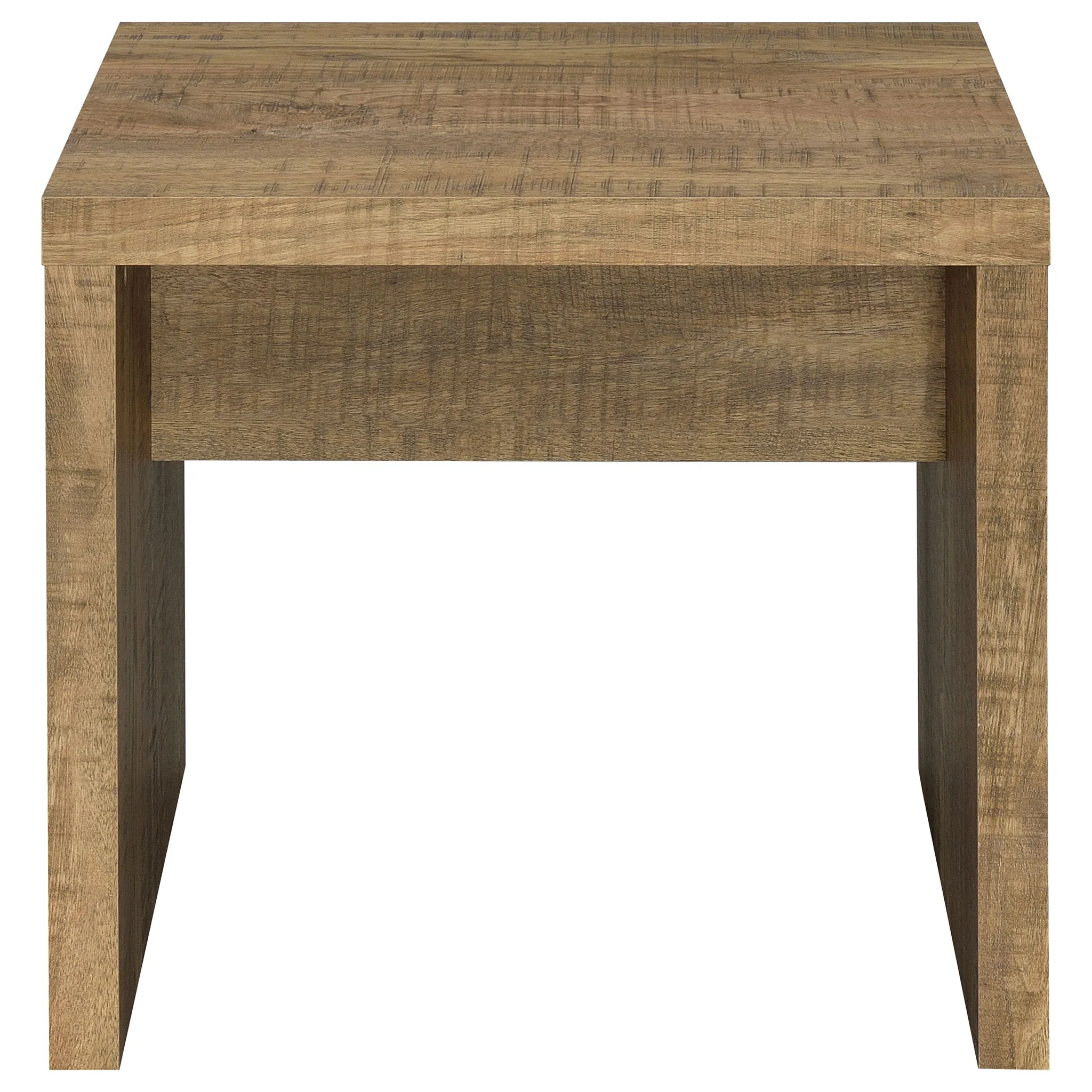 Lynette Square Engineered Wood End Table Mango - Image 4