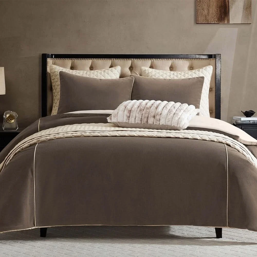 Maci Queen or King 8PC/7PC Comforter Set with Coverlet & Decorative Pillows