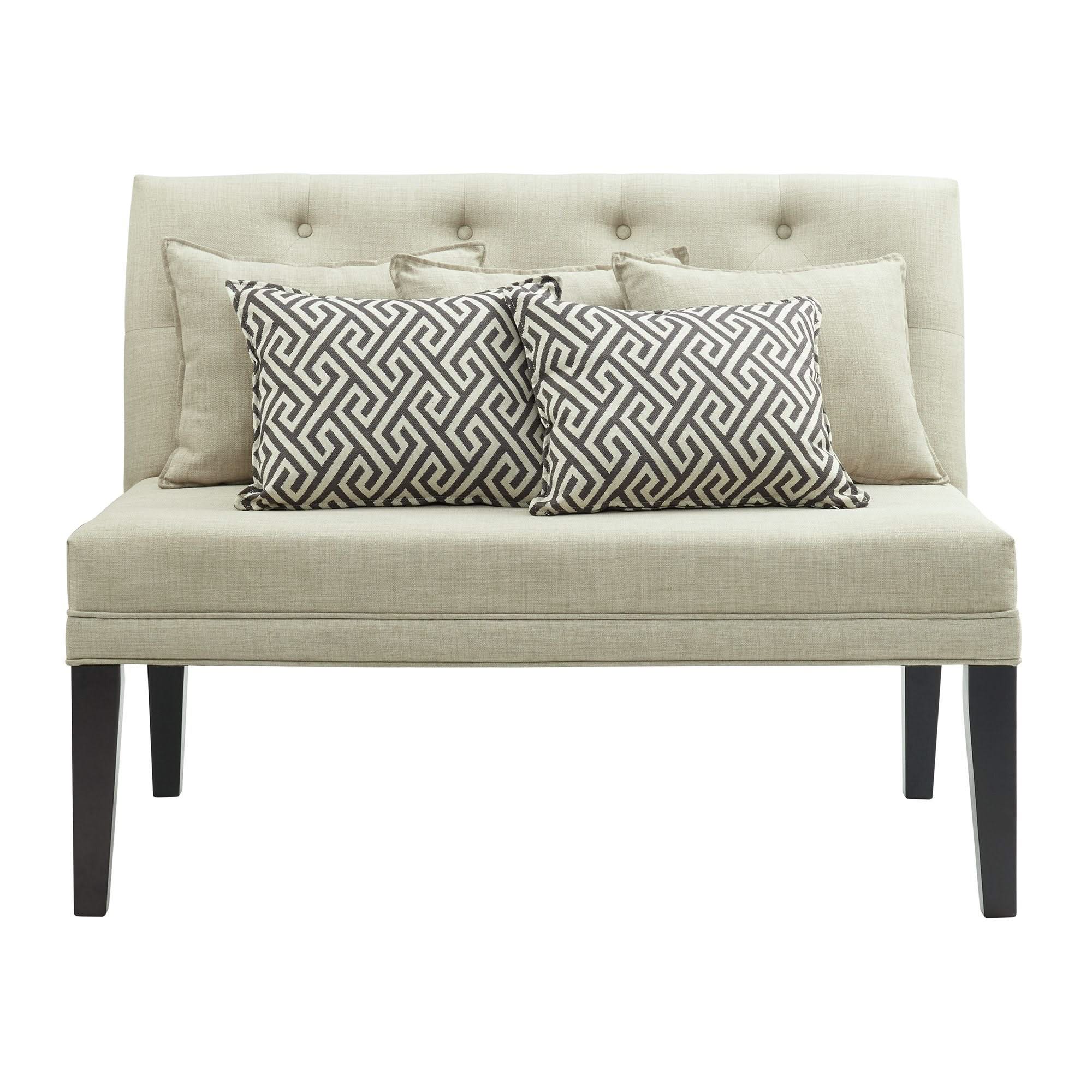 Maddox - Loveseat With Five Pillows - Beige - Image 3