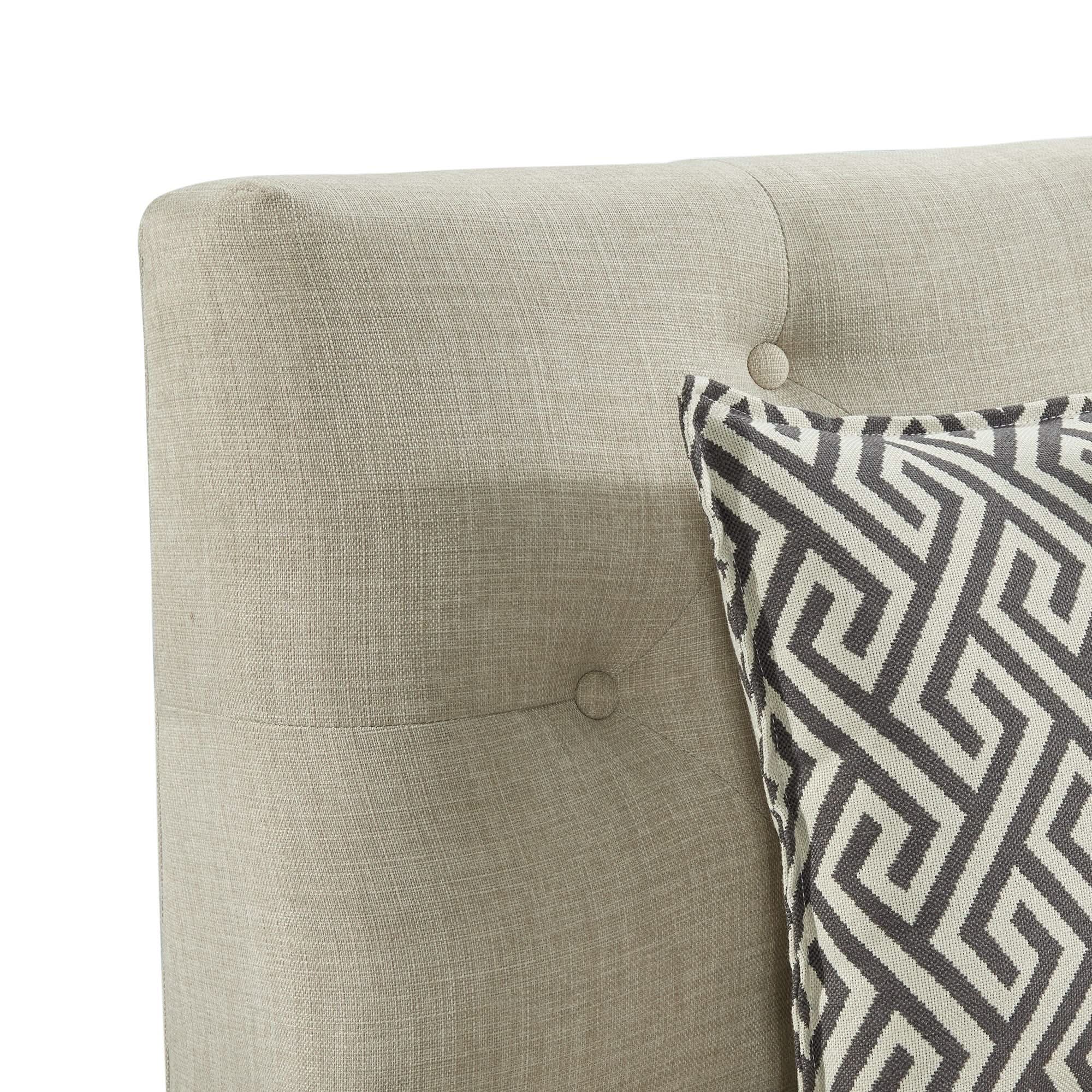 Maddox - Sofa With Seven Pillows - Beige - Image 4