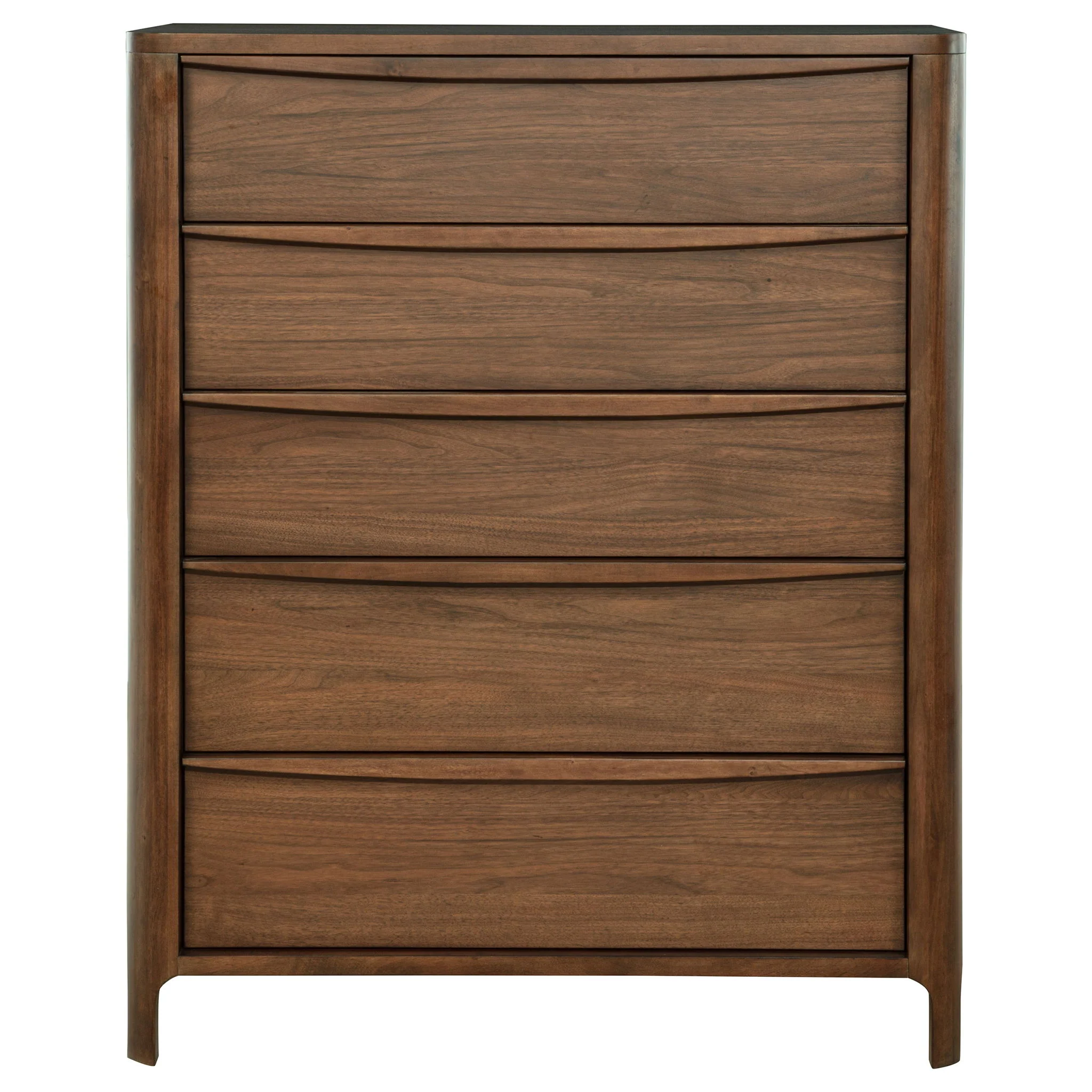Maderia 5-drawer Chest of Drawers Walnut - Image 2