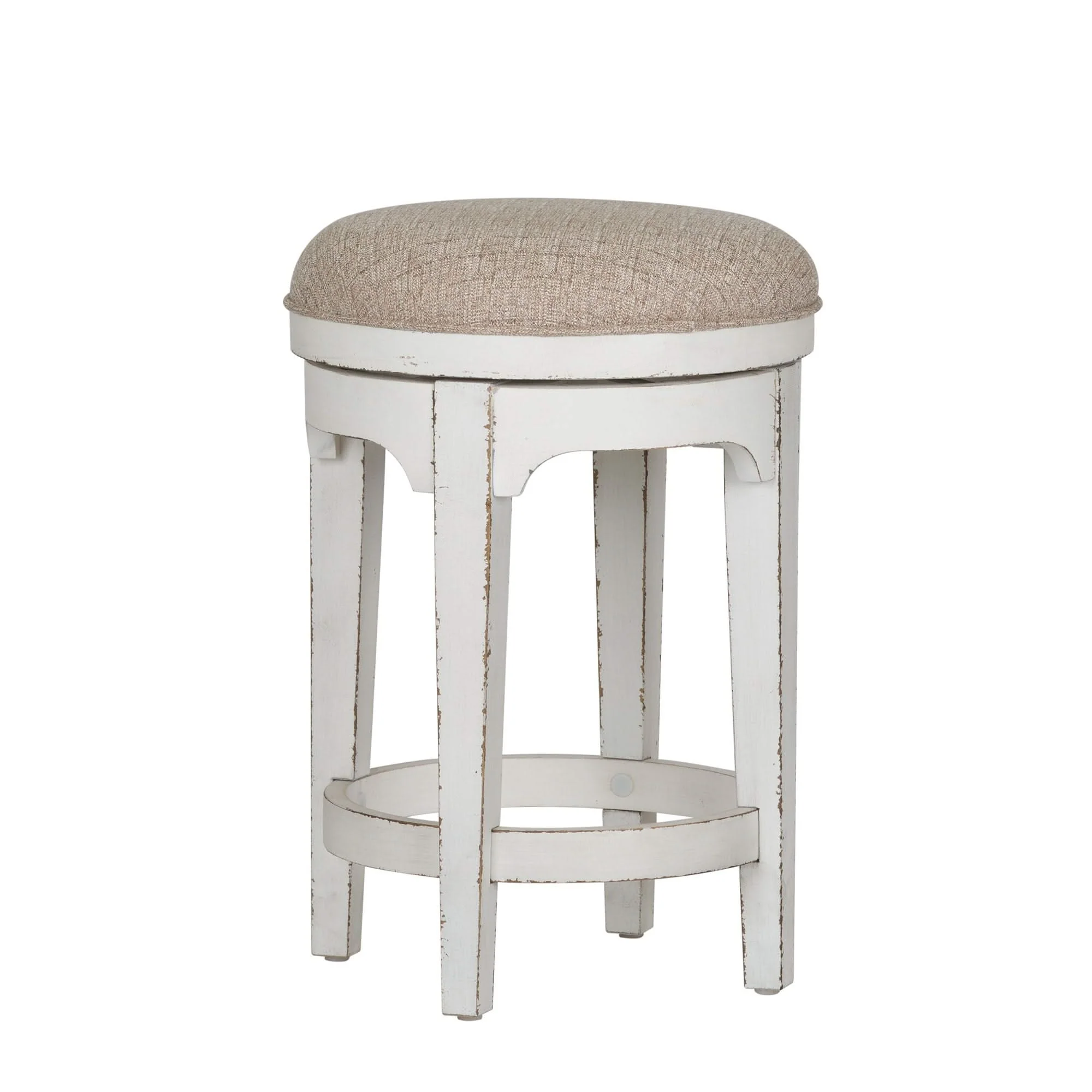 Magnolia Manor - Console Swivel Stool - Antique White - Image 4