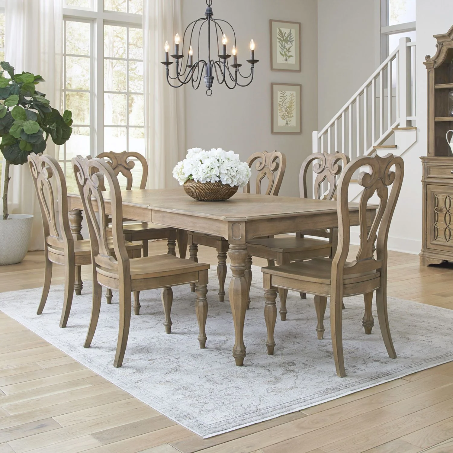 Magnolia Manor - Rectangular Table Set - Image 2