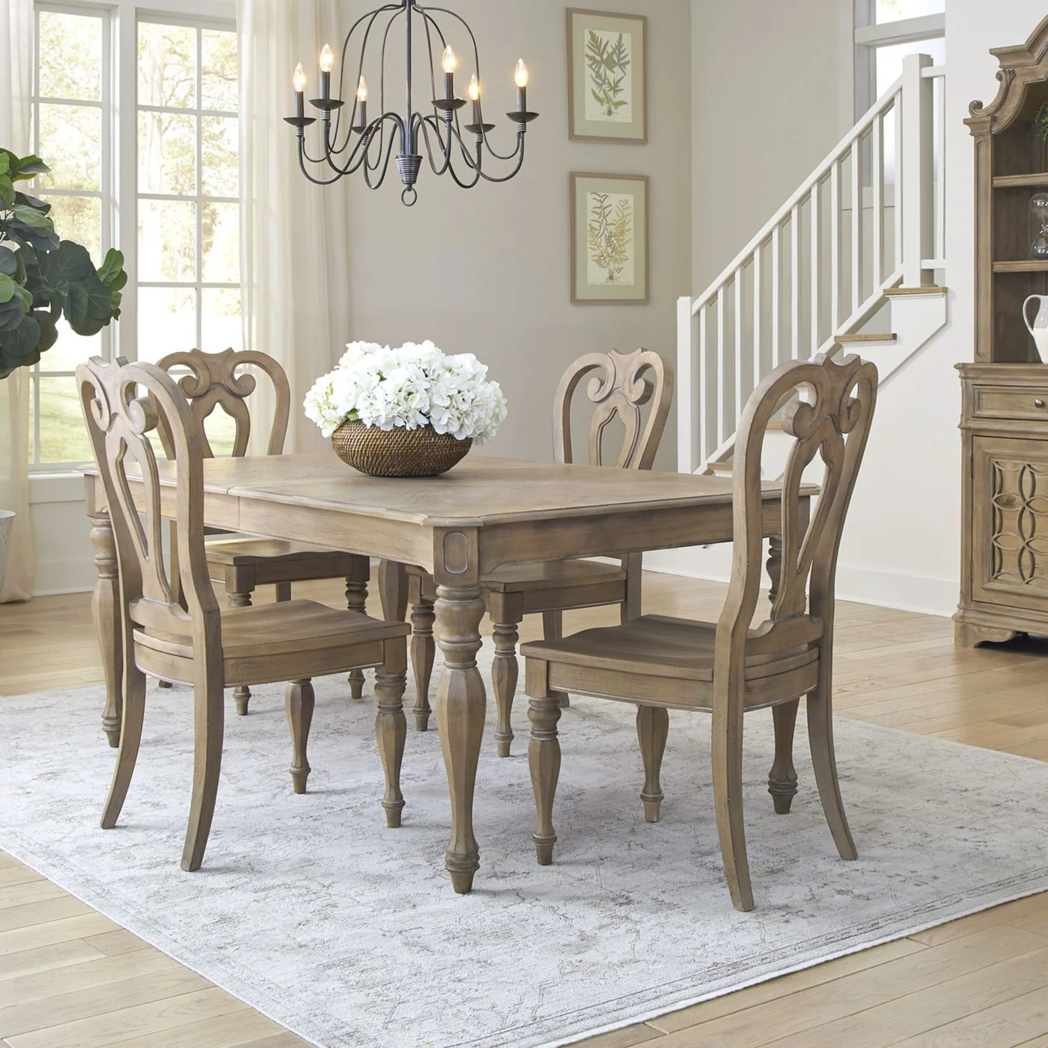 Magnolia Manor - Rectangular Table Set - Image 4