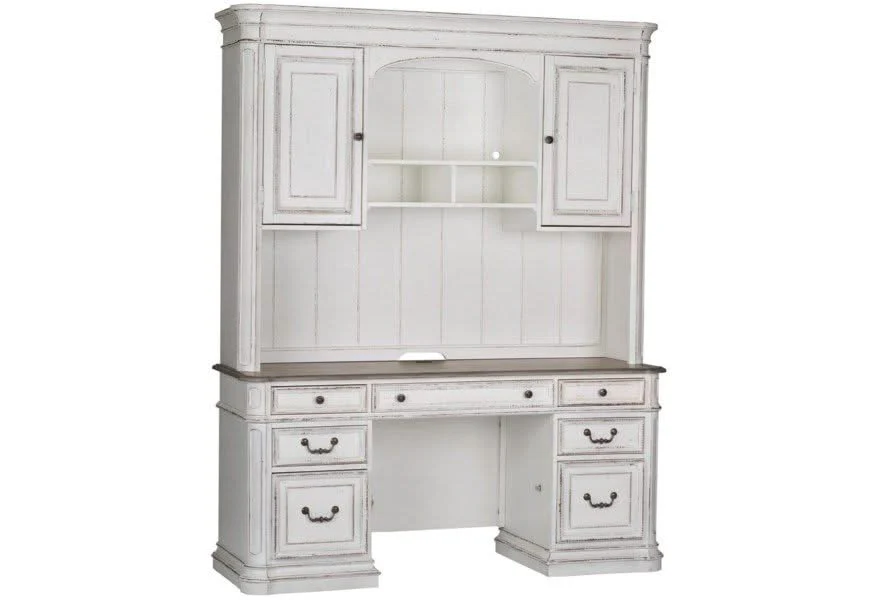 Magnolia Manor - Wood Credenza - Image 2