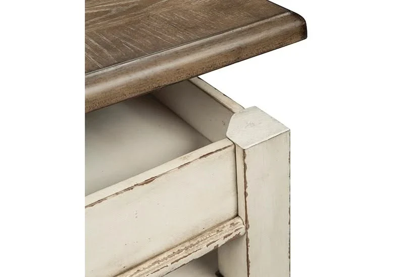 Magnolia Two Tone Traditional Cottage Lift Top Coffee Table - Image 9