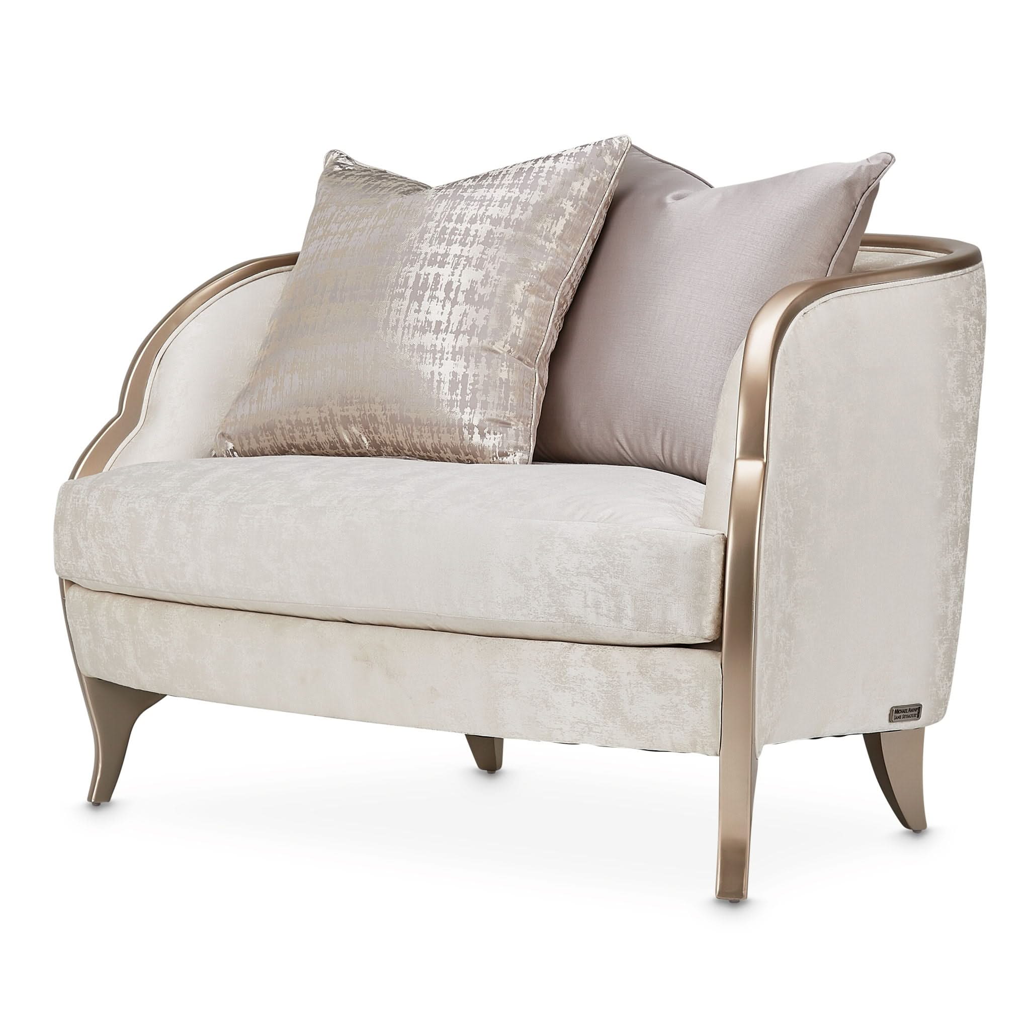Malibu Crest - Chair And Half - Cloud White / Chardonnay - Image 2
