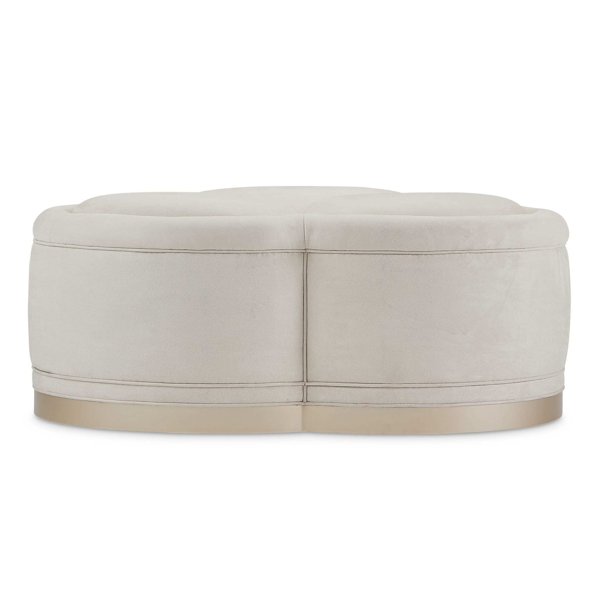 Malibu Crest - Cocktail Ottoman - Chardonnay - Image 4
