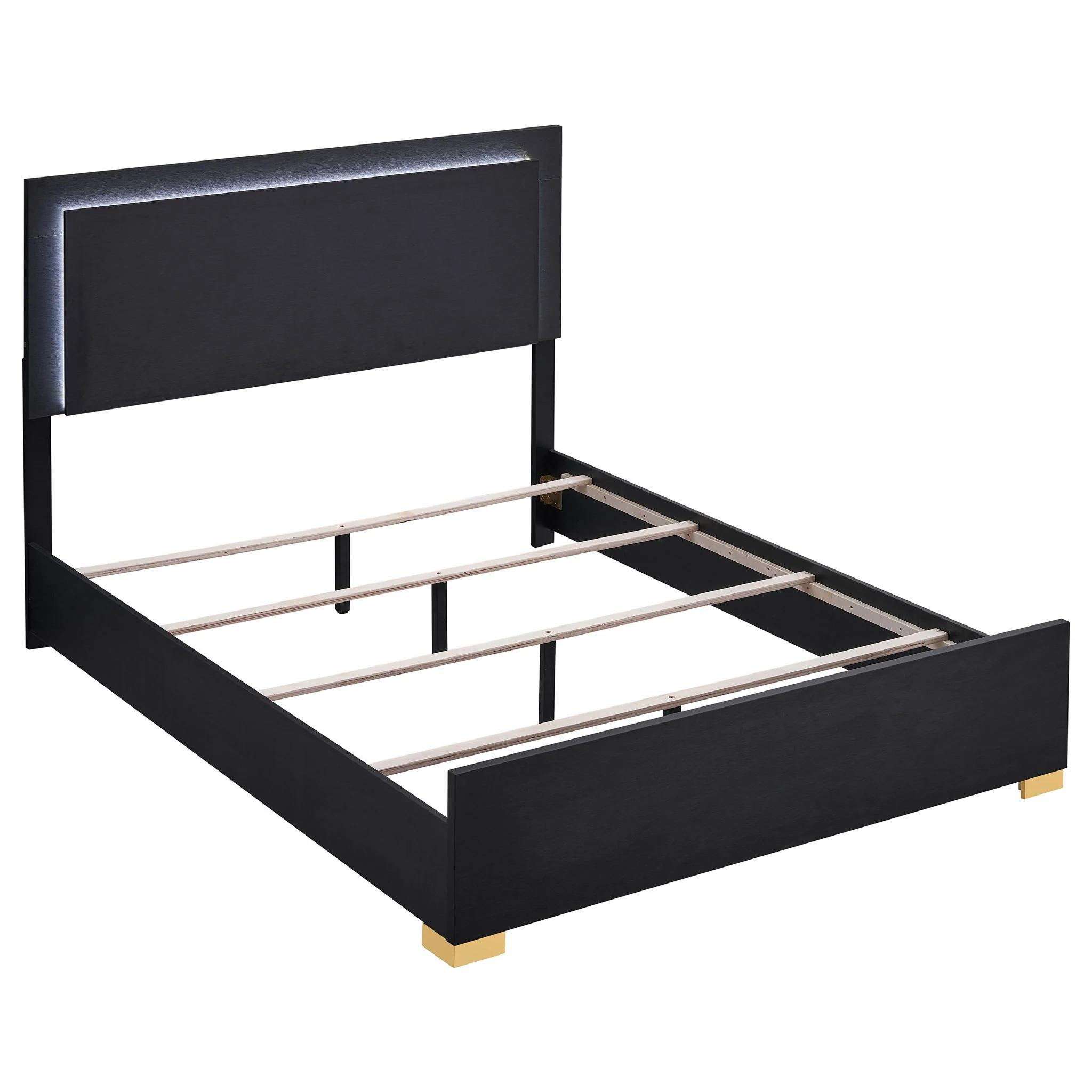 Marceline 4-piece Queen Bedroom Set Black - Image 4