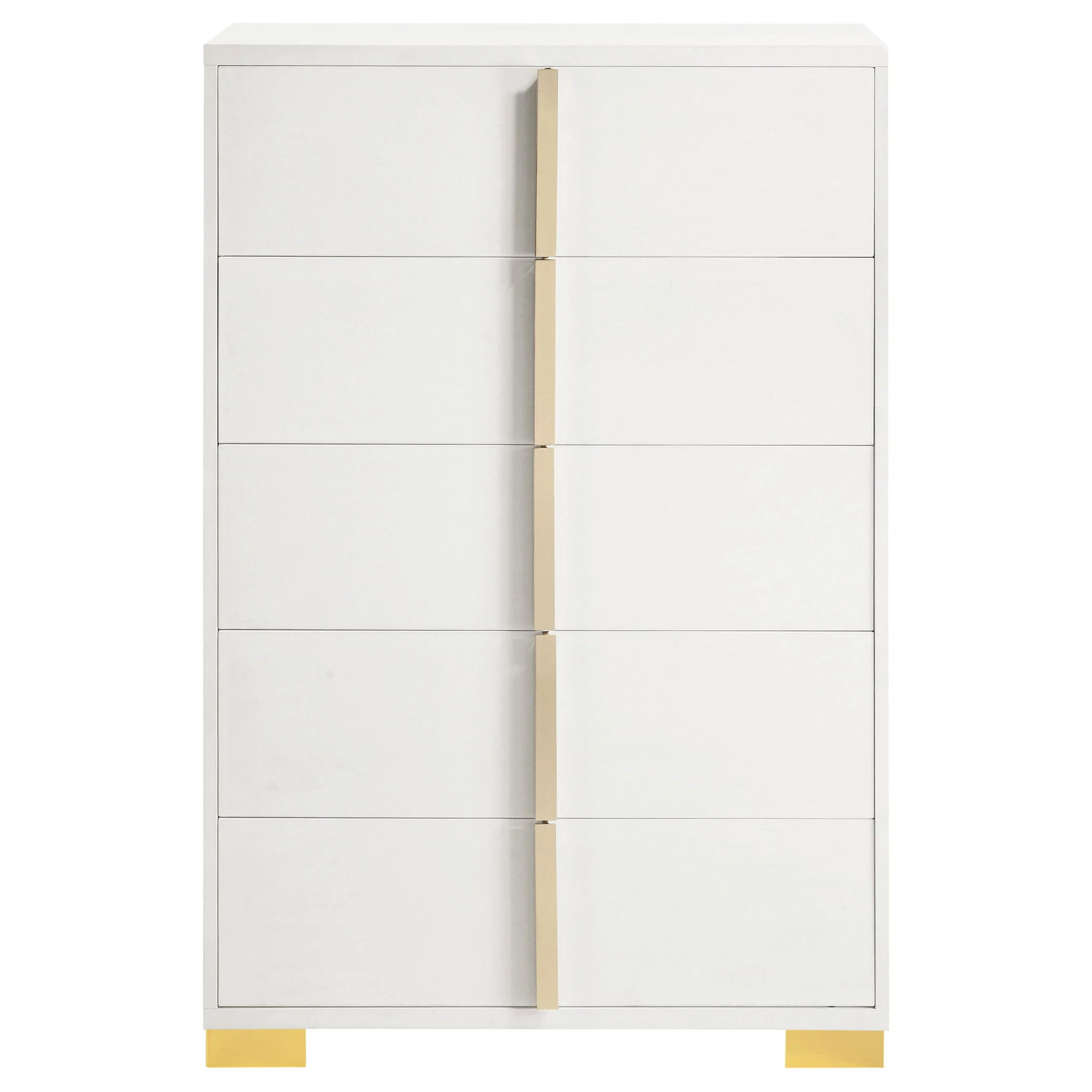 Marceline 5-drawer Bedroom Chest White - Image 3