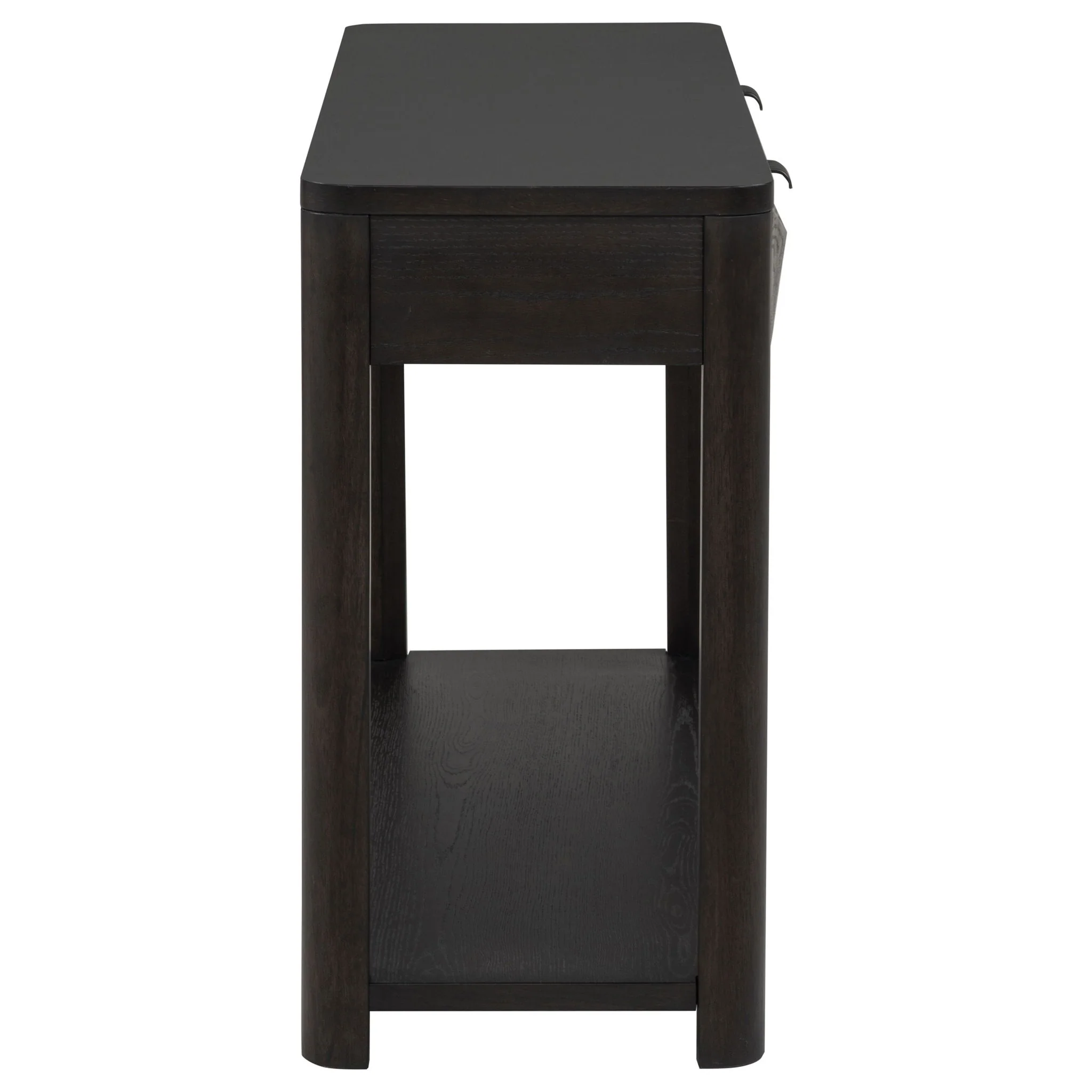 Marcelo Sofa Console Table with 2 Drawers and Shelf Coffee - Image 3