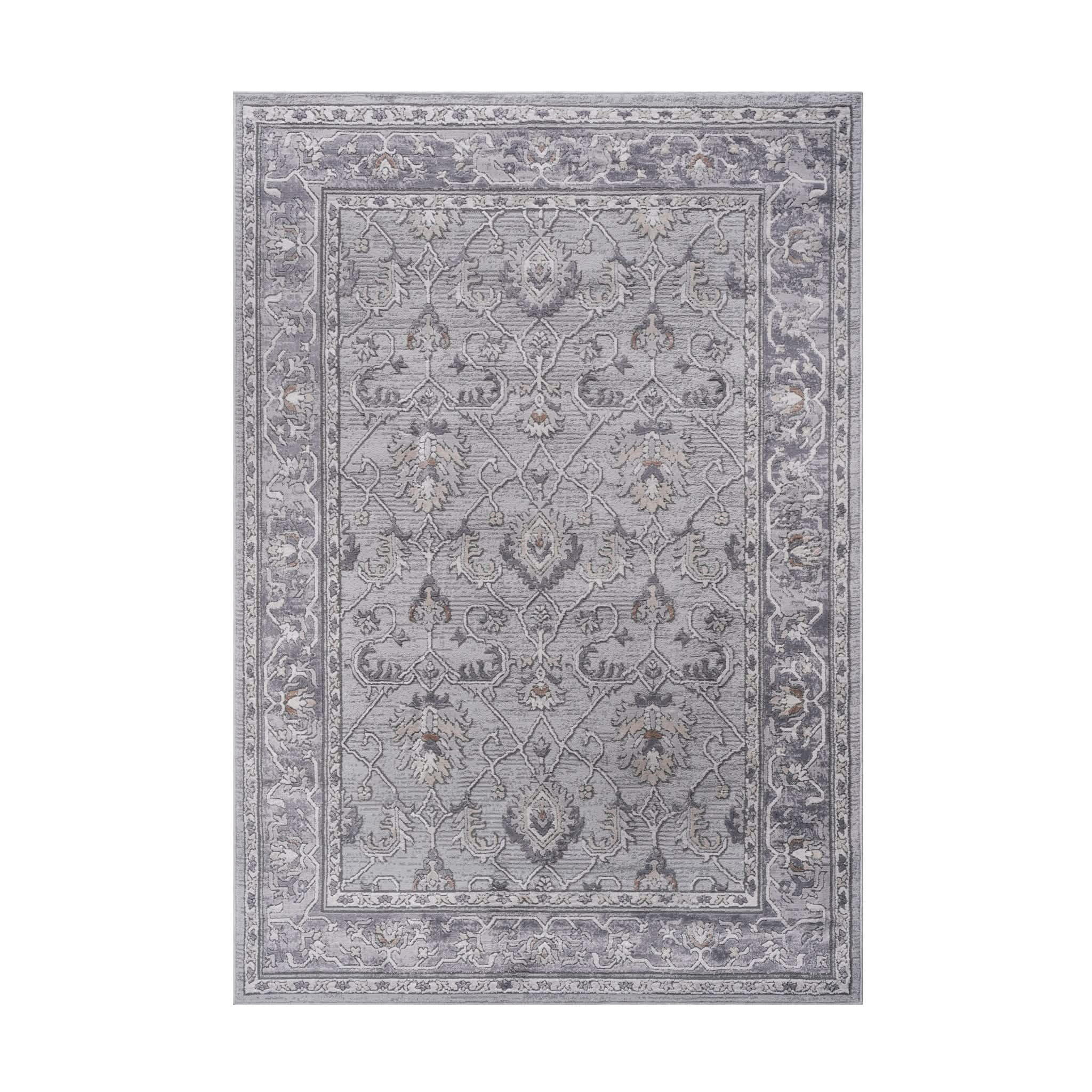 Marfi - 8' X 10' Oriental Area Rug - Ivory / Gray - Image 4