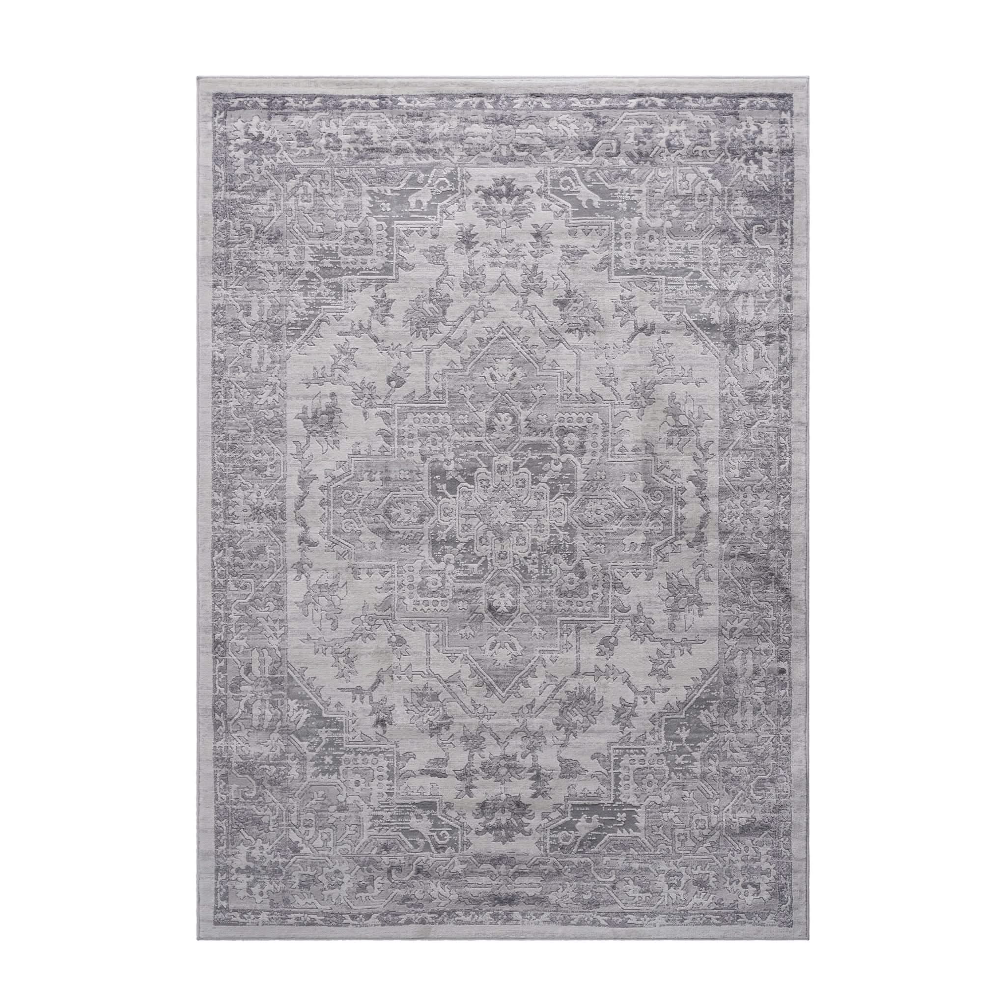 Marfi - 8' X 10' Oriental Area Rug - Silver - Image 2