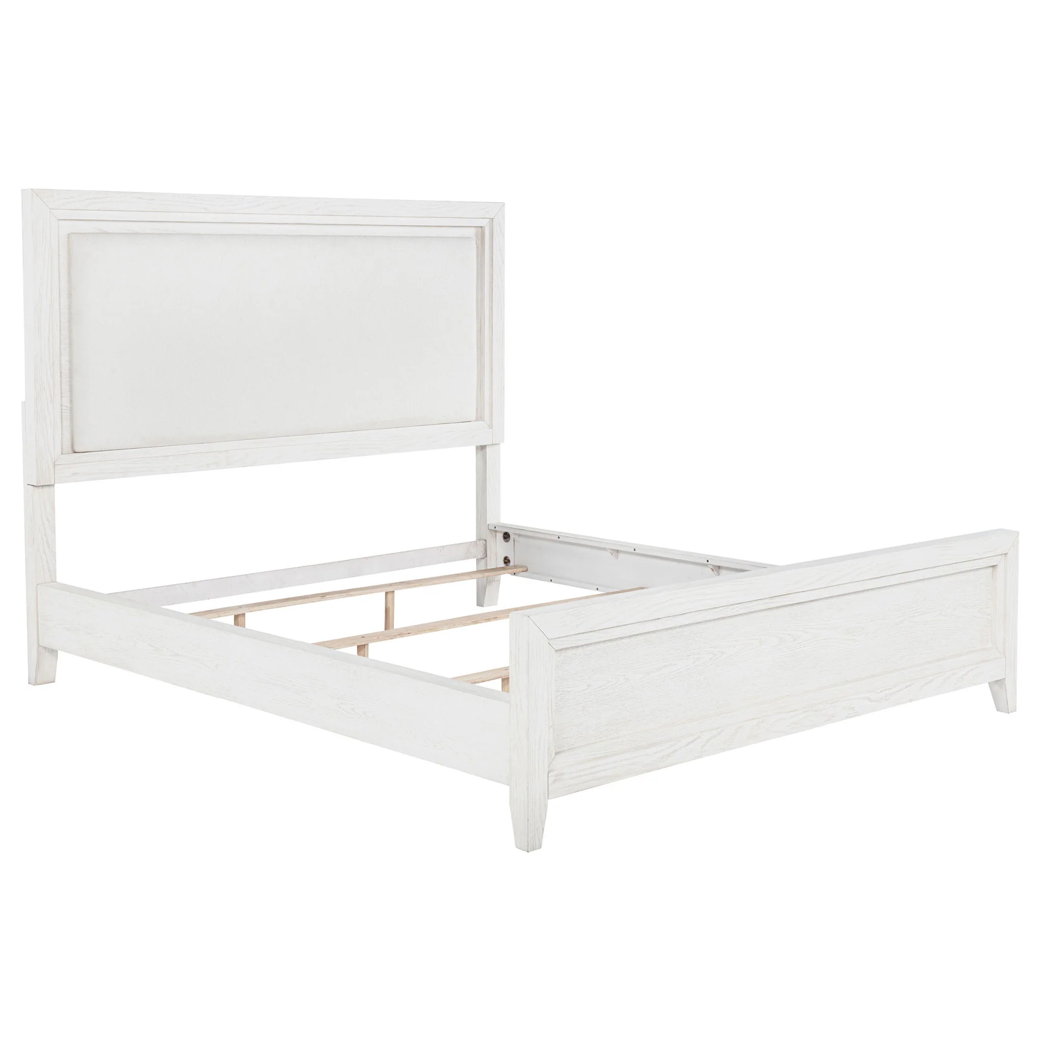 Marielle 5-piece Cal King Bedroom Set Distressed White - Image 3