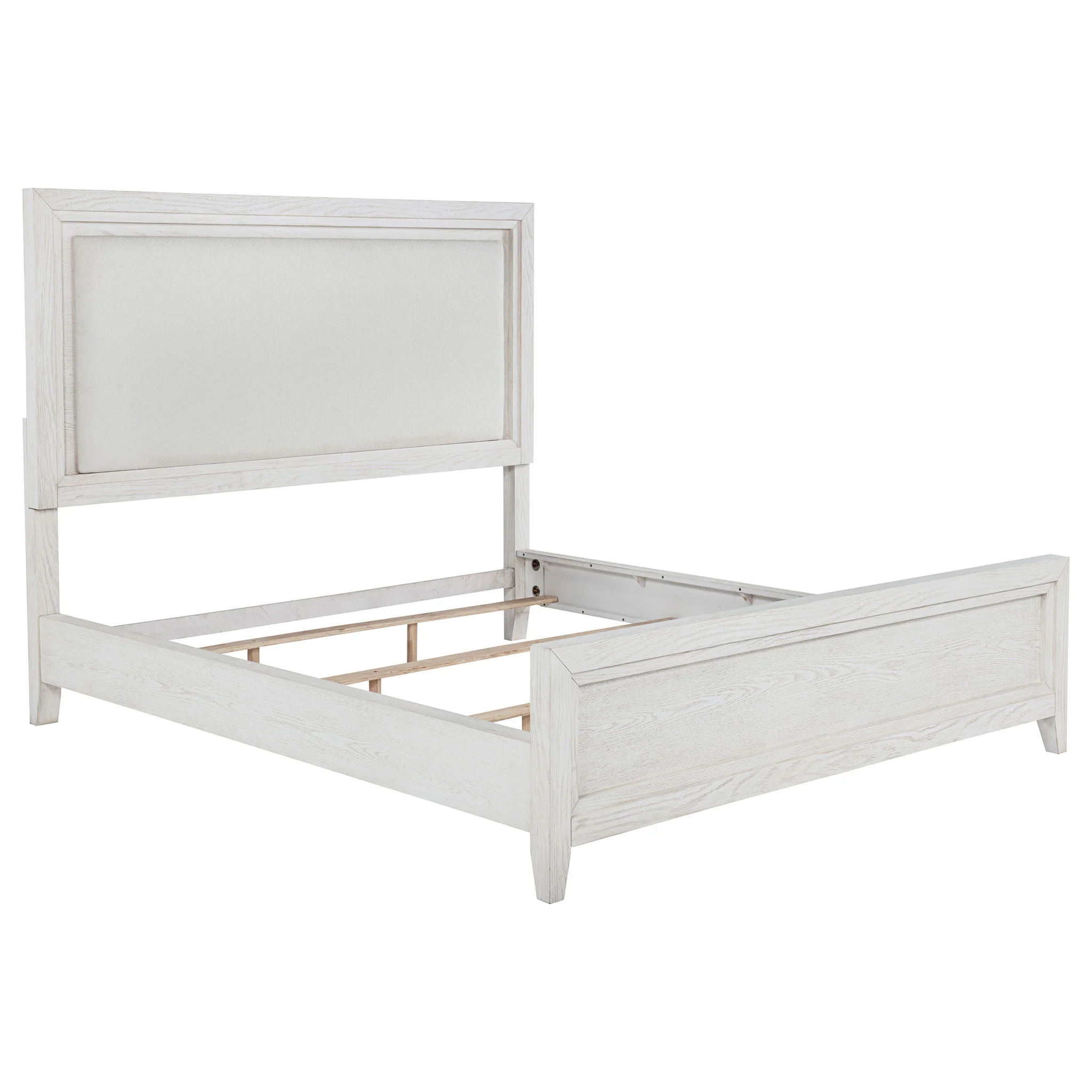 Marielle 5-piece Eastern King Bedroom Set Distressed White - Image 3