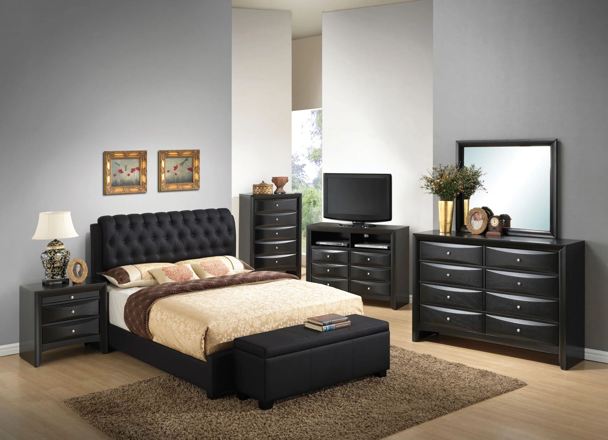 Tufted Upholstered Bed - Image 21