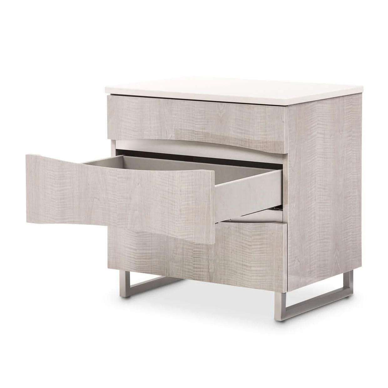 Marin - Nightstand - Beige - Image 2
