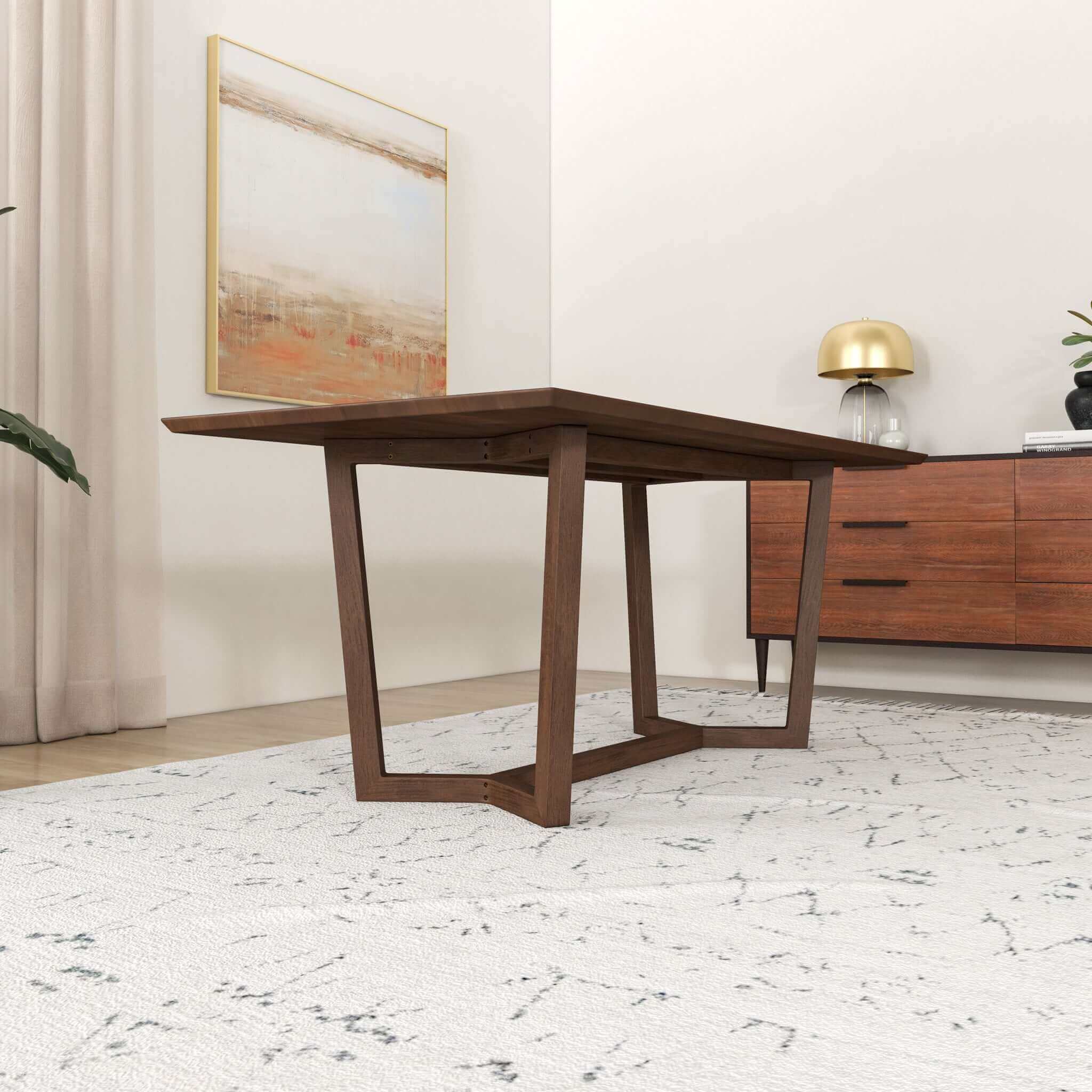 Marina - Dining Table And 4 Side Chairs - Oak / Black - Image 4