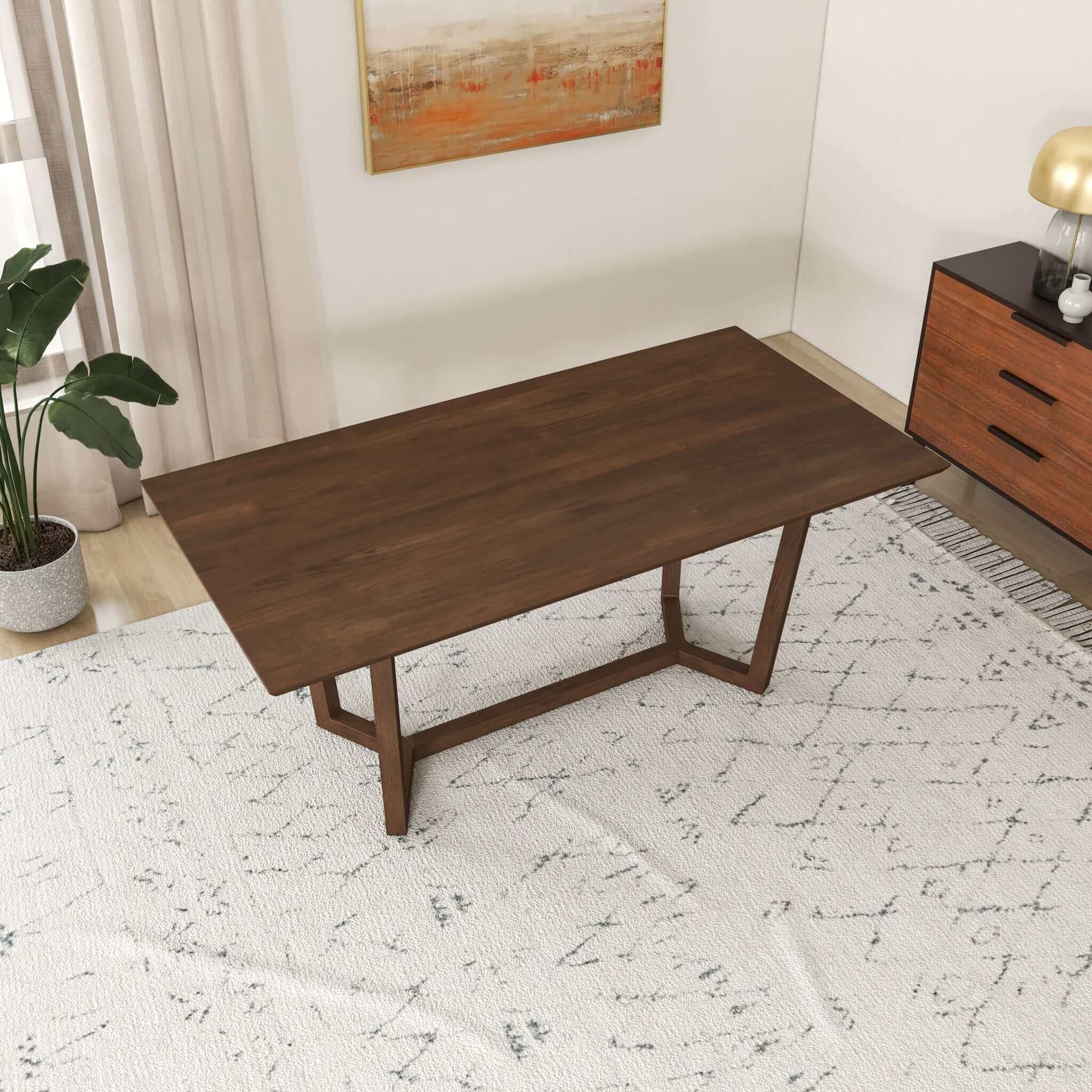 Marina - Mid-Century Modern Design Dining Table - Image 4