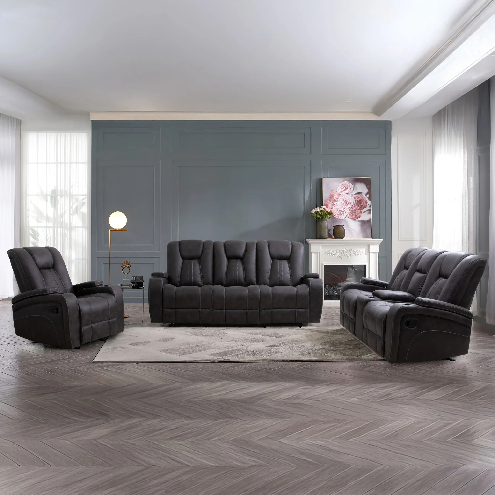 Marlow - Manual Reclining Sofa Set - Image 3