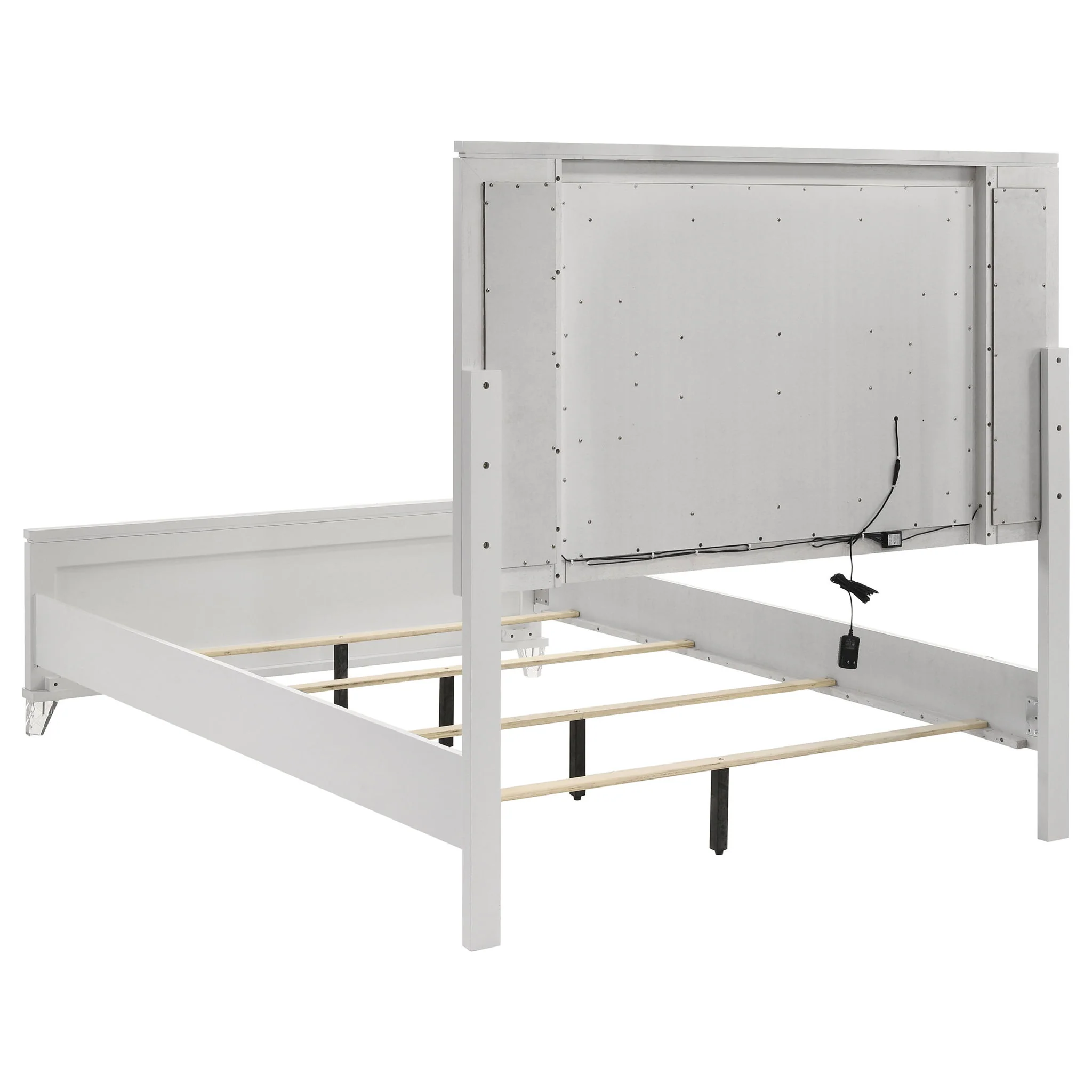 Marmore 4-piece Queen Bedroom Set White - Image 4