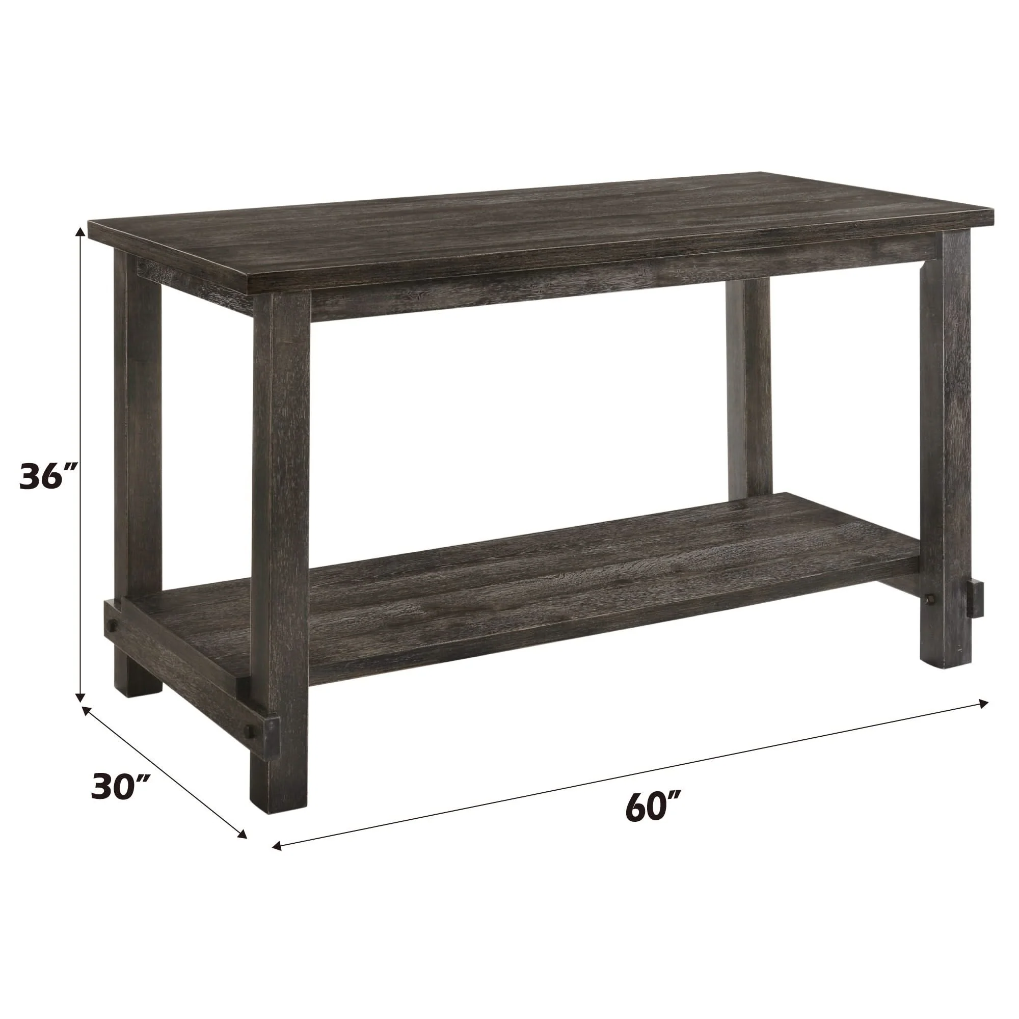 Martha II - 7 Pieces Counter Height Dining Room Set - Gray - Image 4