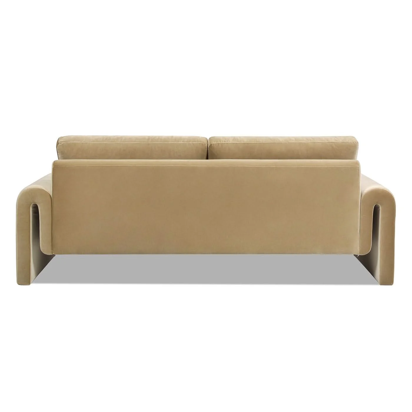 Mason - Arched Arm Sofa - Camel Brown Beige - Image 4