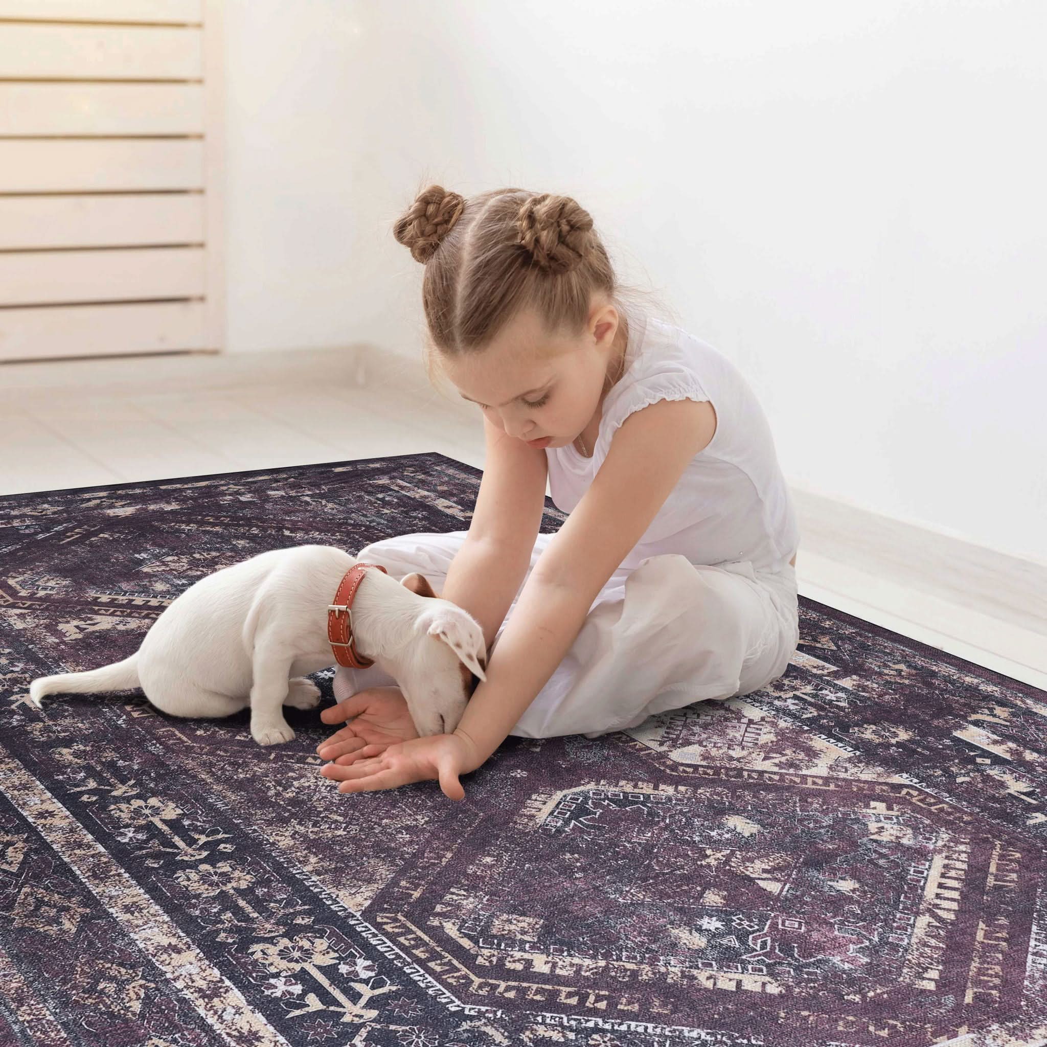 Maval - Trendy Area Rug, Washable - Image 8