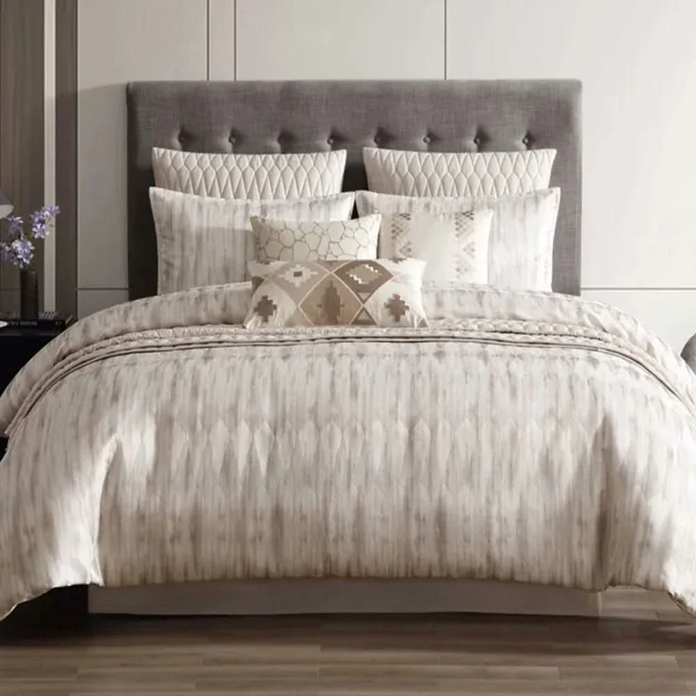 Mavis Queen or King 10PC Comforter Set with Coverlet & Decorative Pillows - Image 2