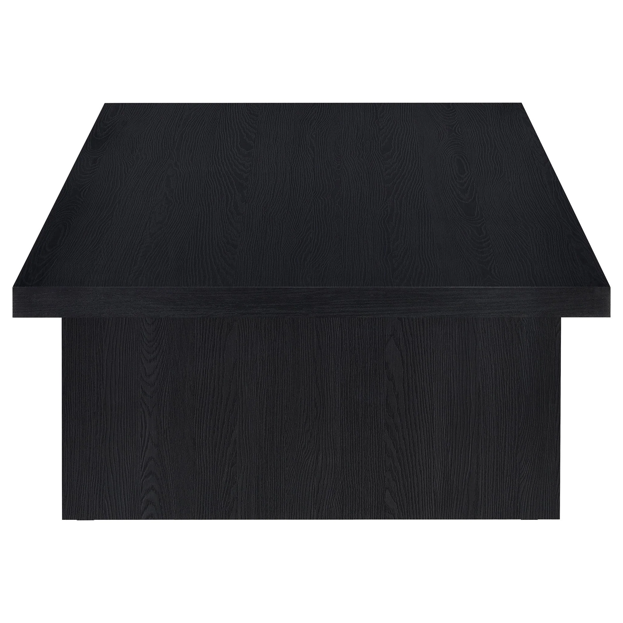 Max Rectangular Engineered Laminate Coffee Table Black - Image 2