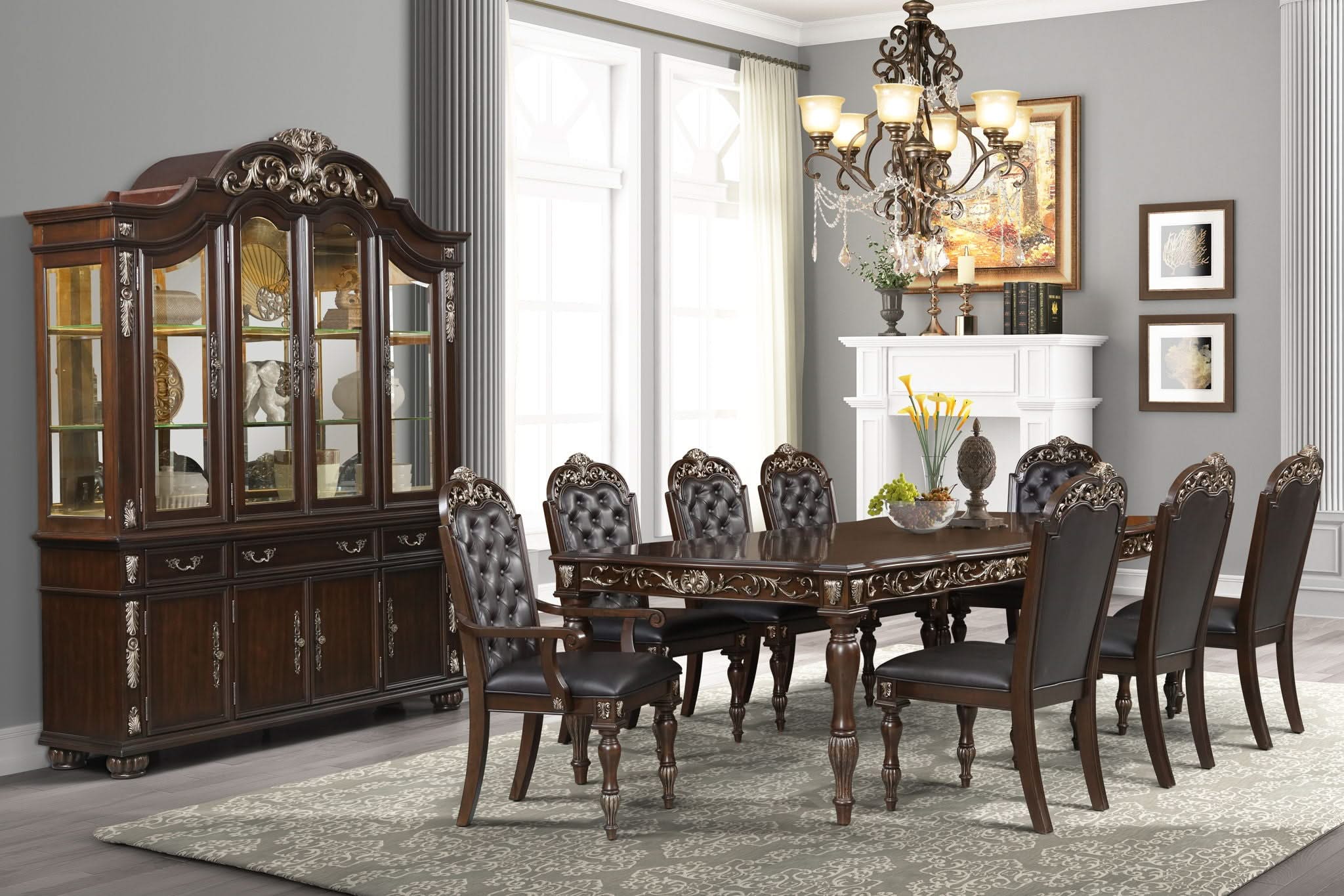 Maximus - China Cabinet Buffet/Base - Madeira - Image 2