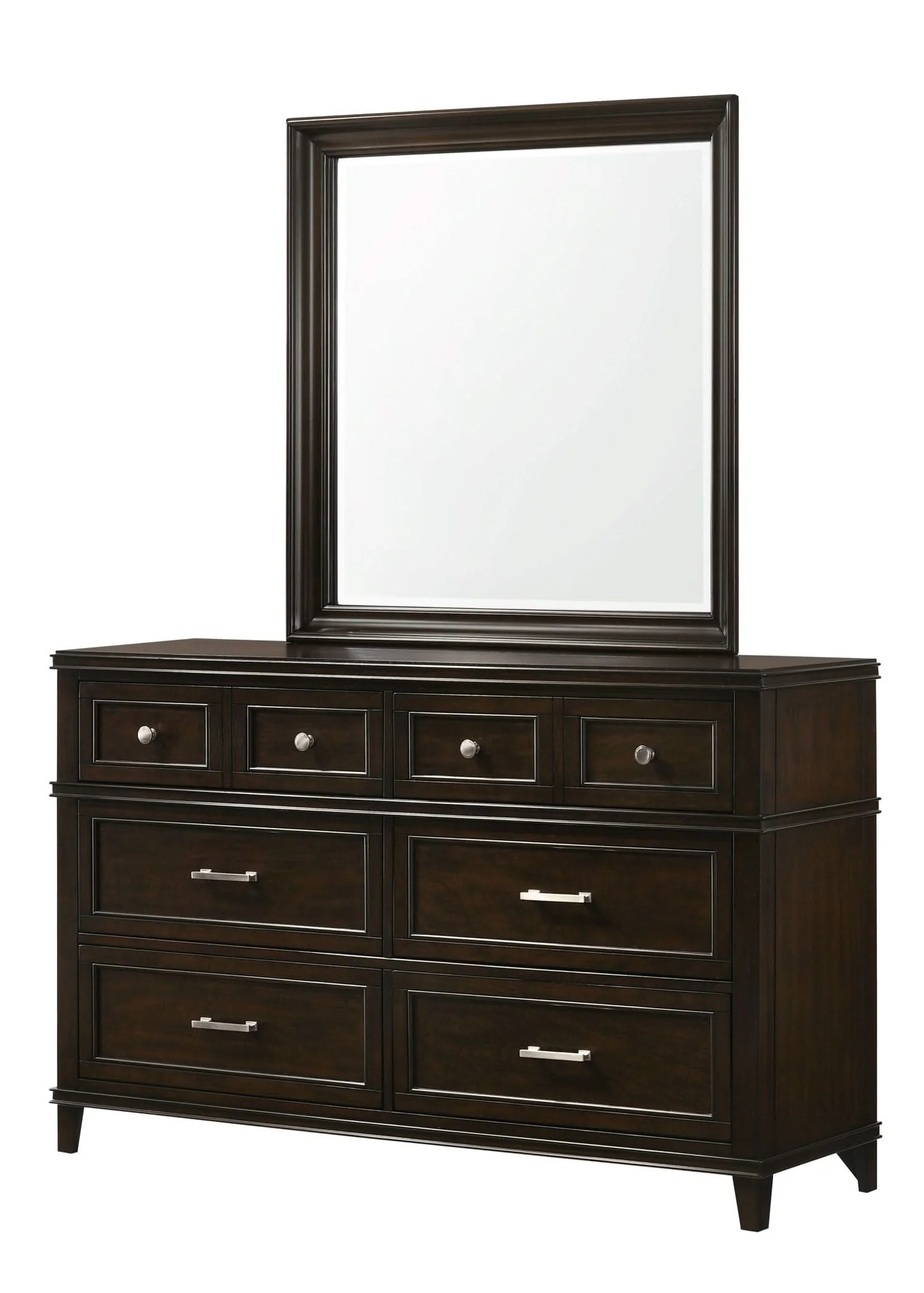 Merlot - Square Mirror - Mahogany - Image 2