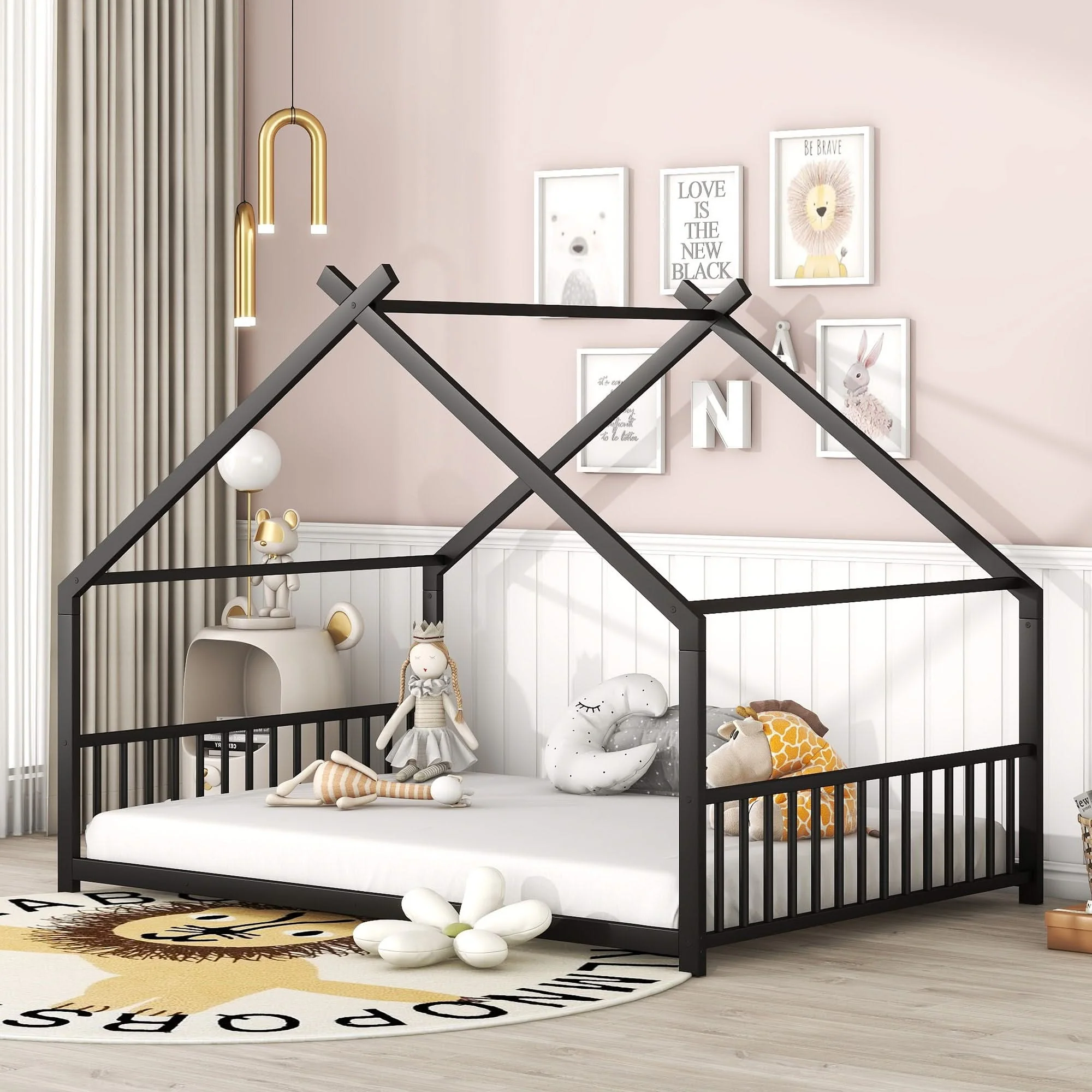 Metal House Bed - Image 4