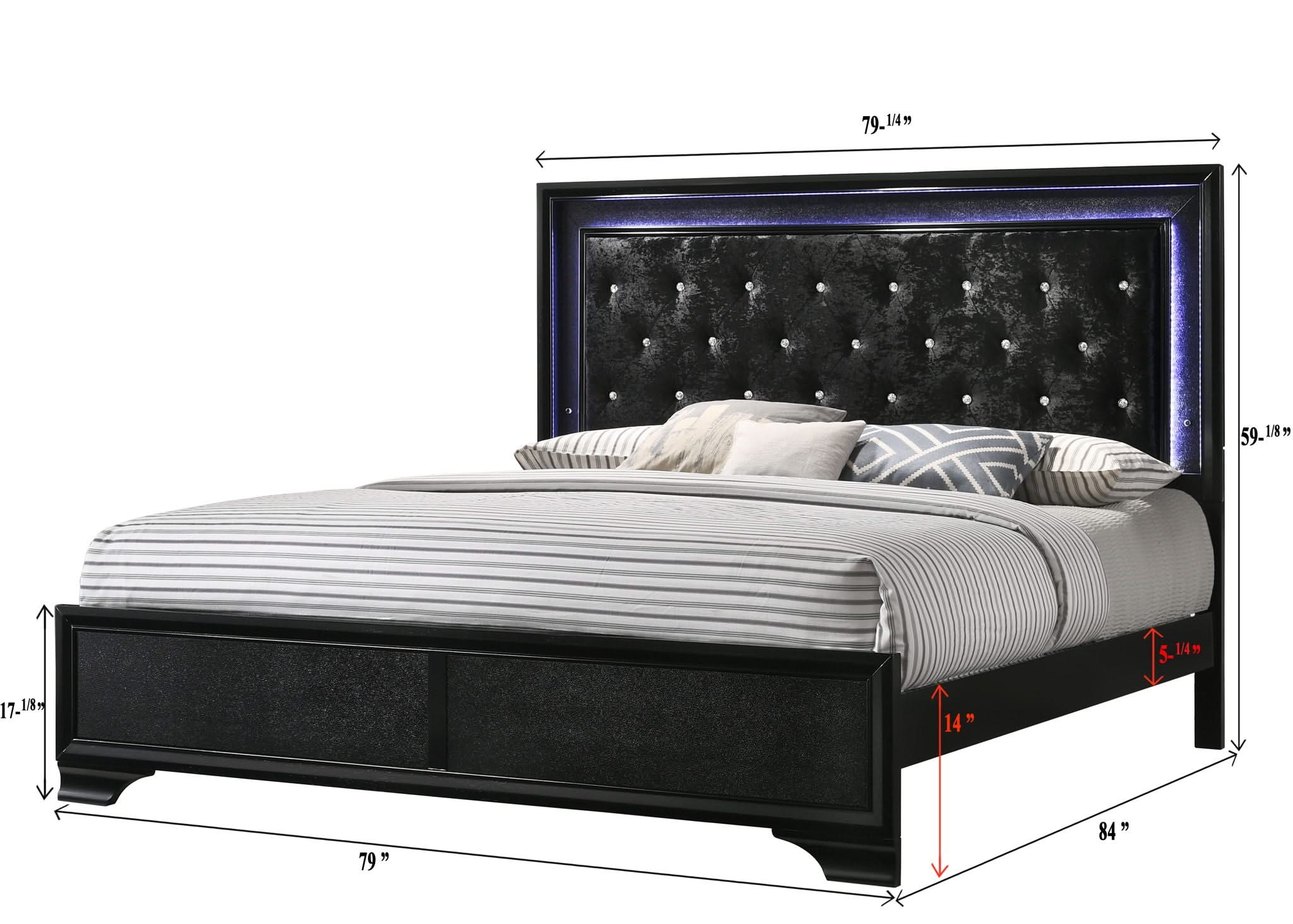 Micah - California King Bed - Black - Image 2