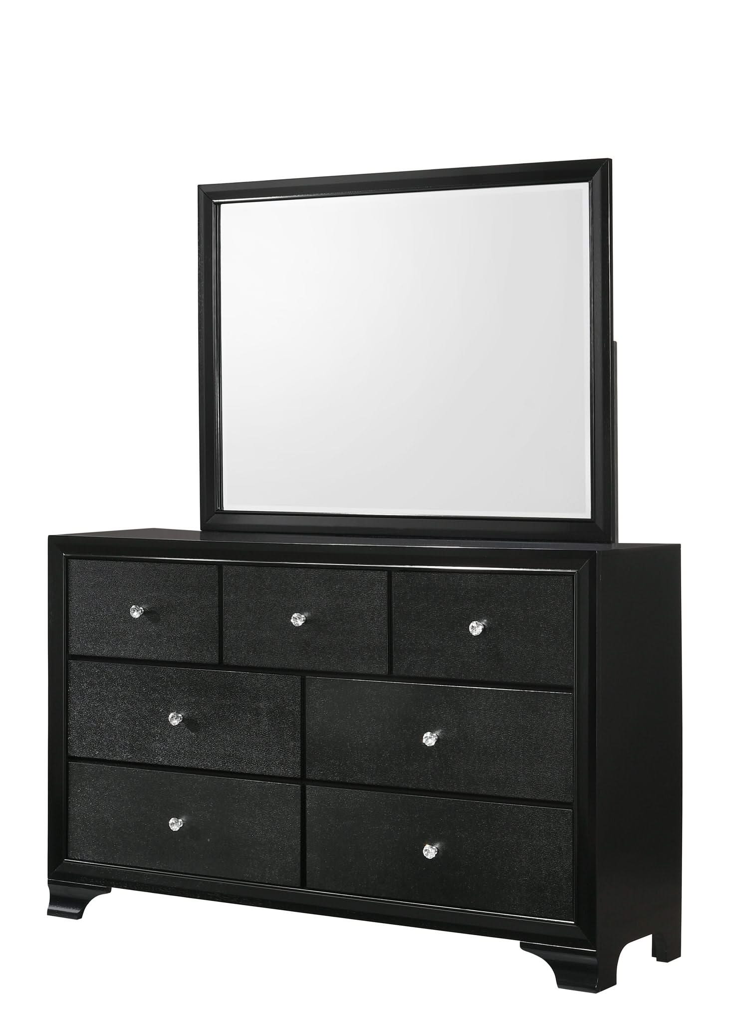 Micah - Full 4 Piece Bedroom Set - Black - Image 3