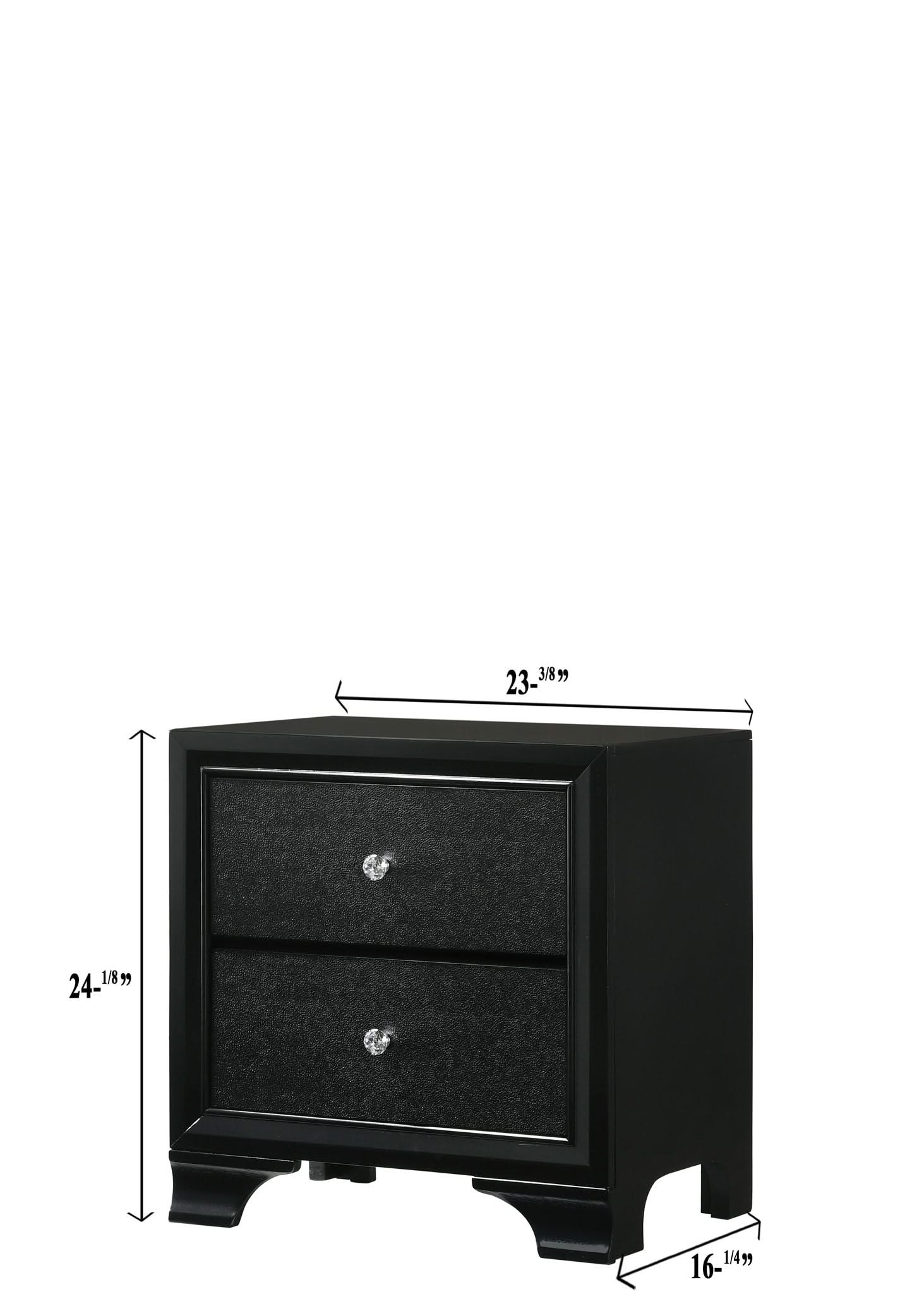 Micah - Nightstand - Black - Image 2