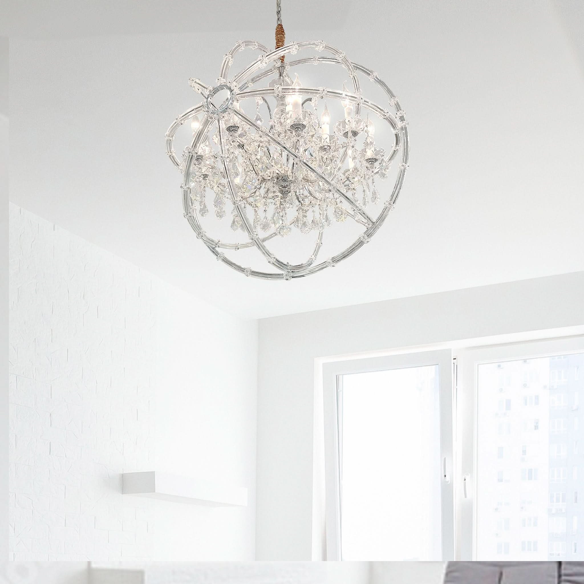 Michael Amini Lighting - Pena 15-Light Traditional Crystal Chandelier - Clear - Image 2