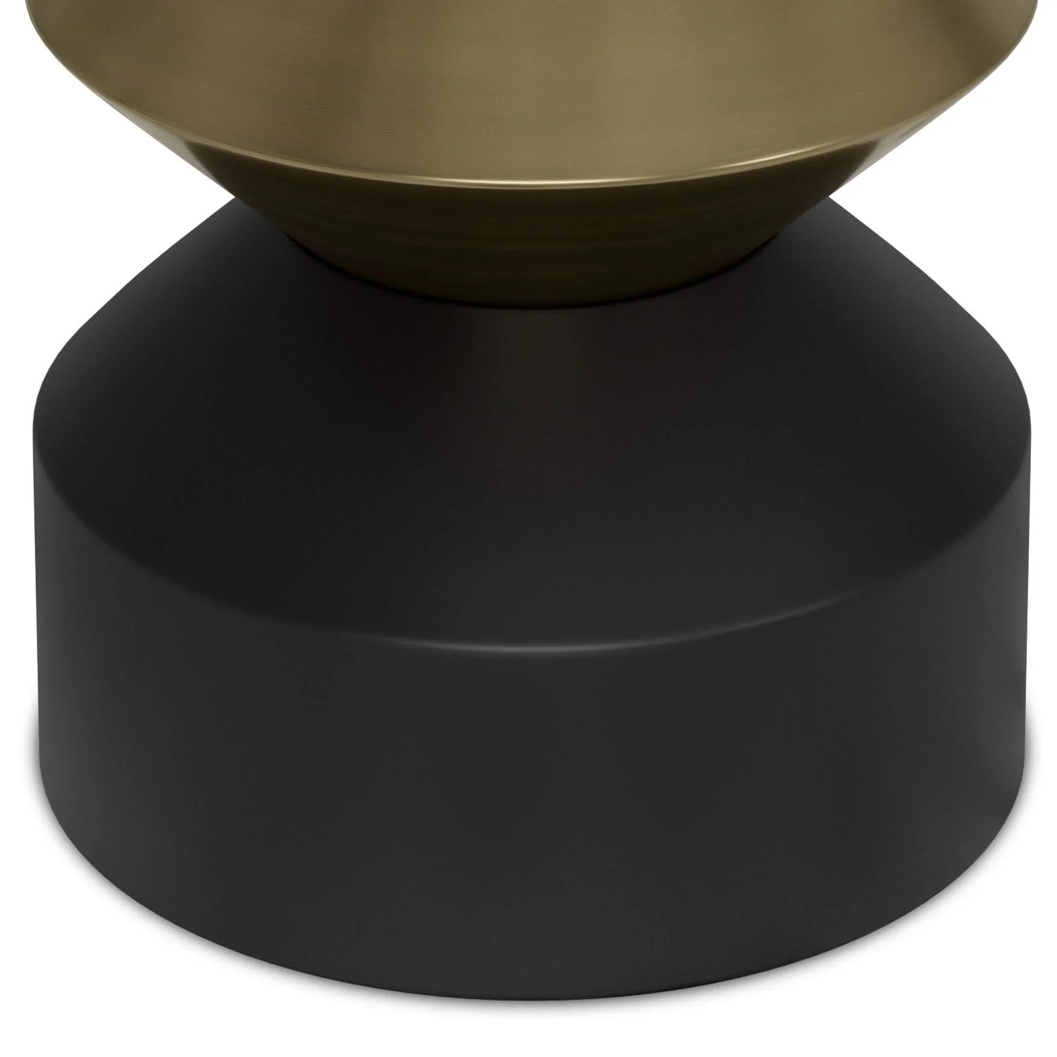 Miller - Side Table - Black / Brass - Image 2