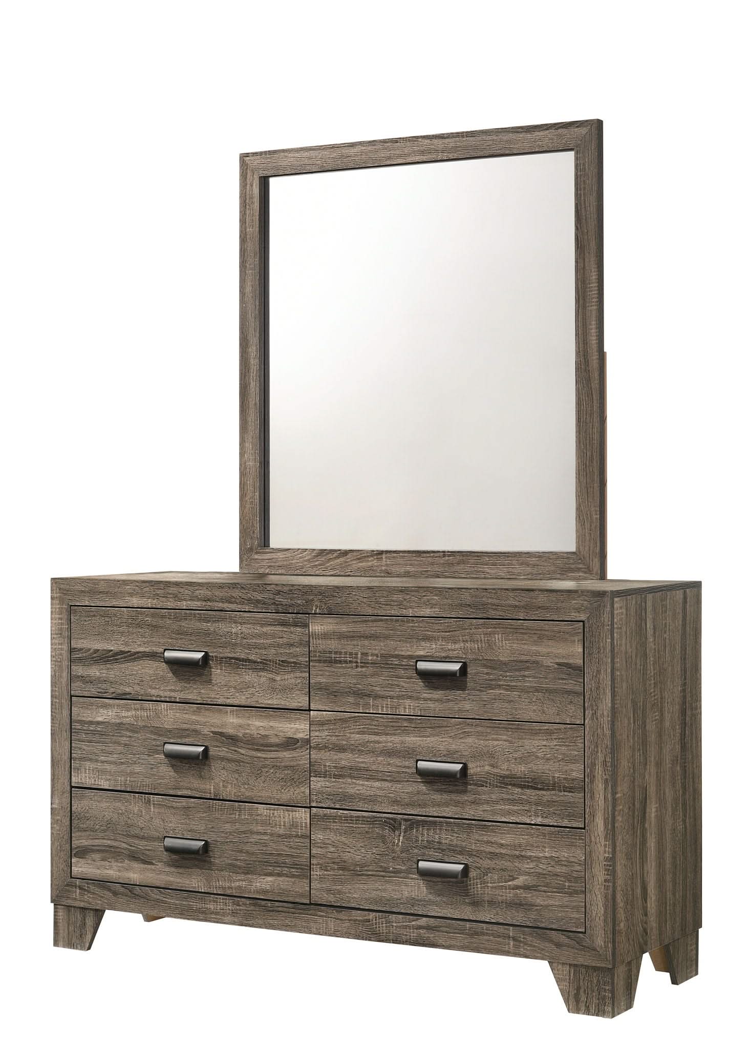 Millie - King 5 Piece Bedroom Set - Warm Gray - Image 2