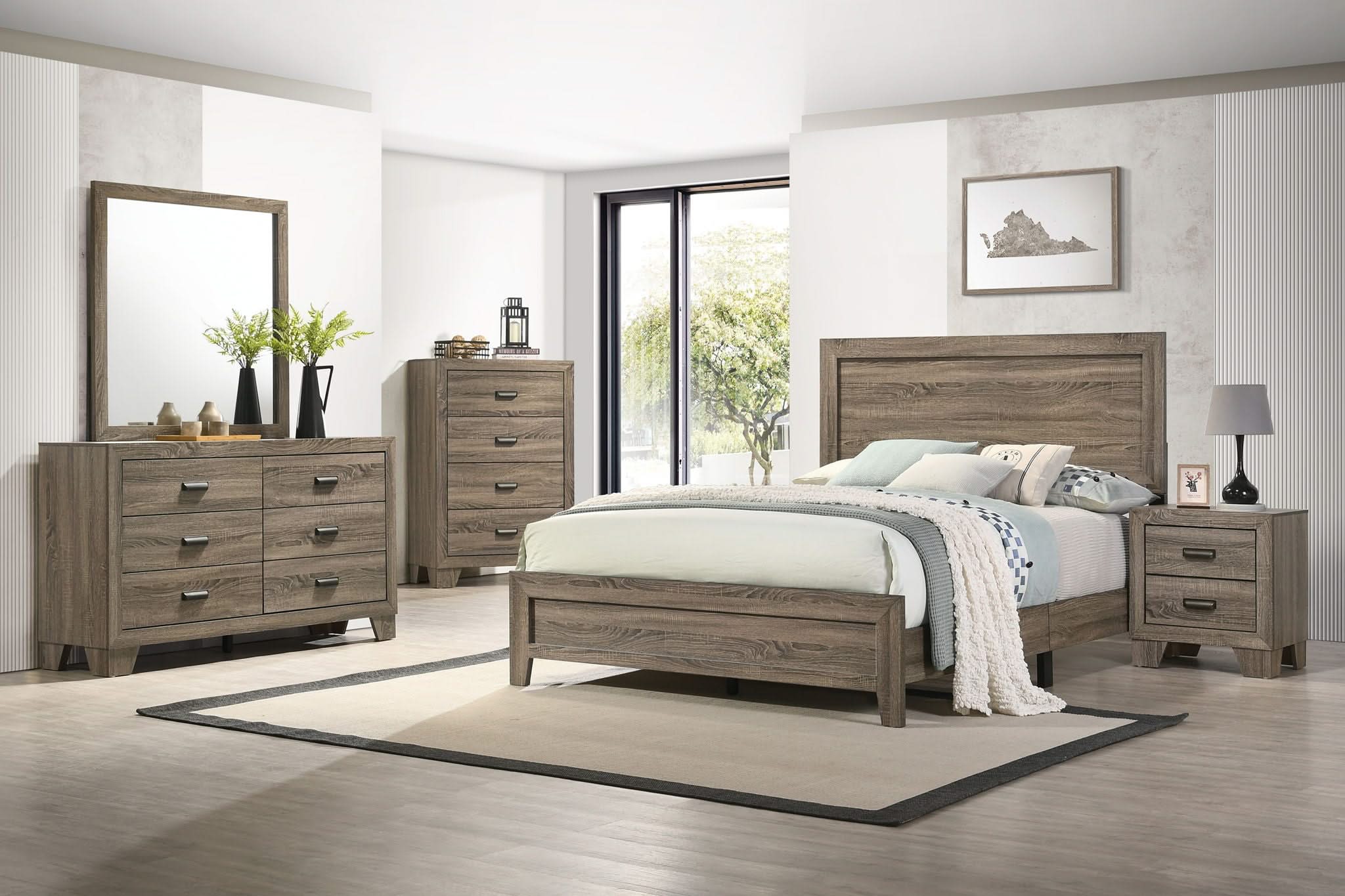 Millie - Nightstand - Warm Gray - Image 2