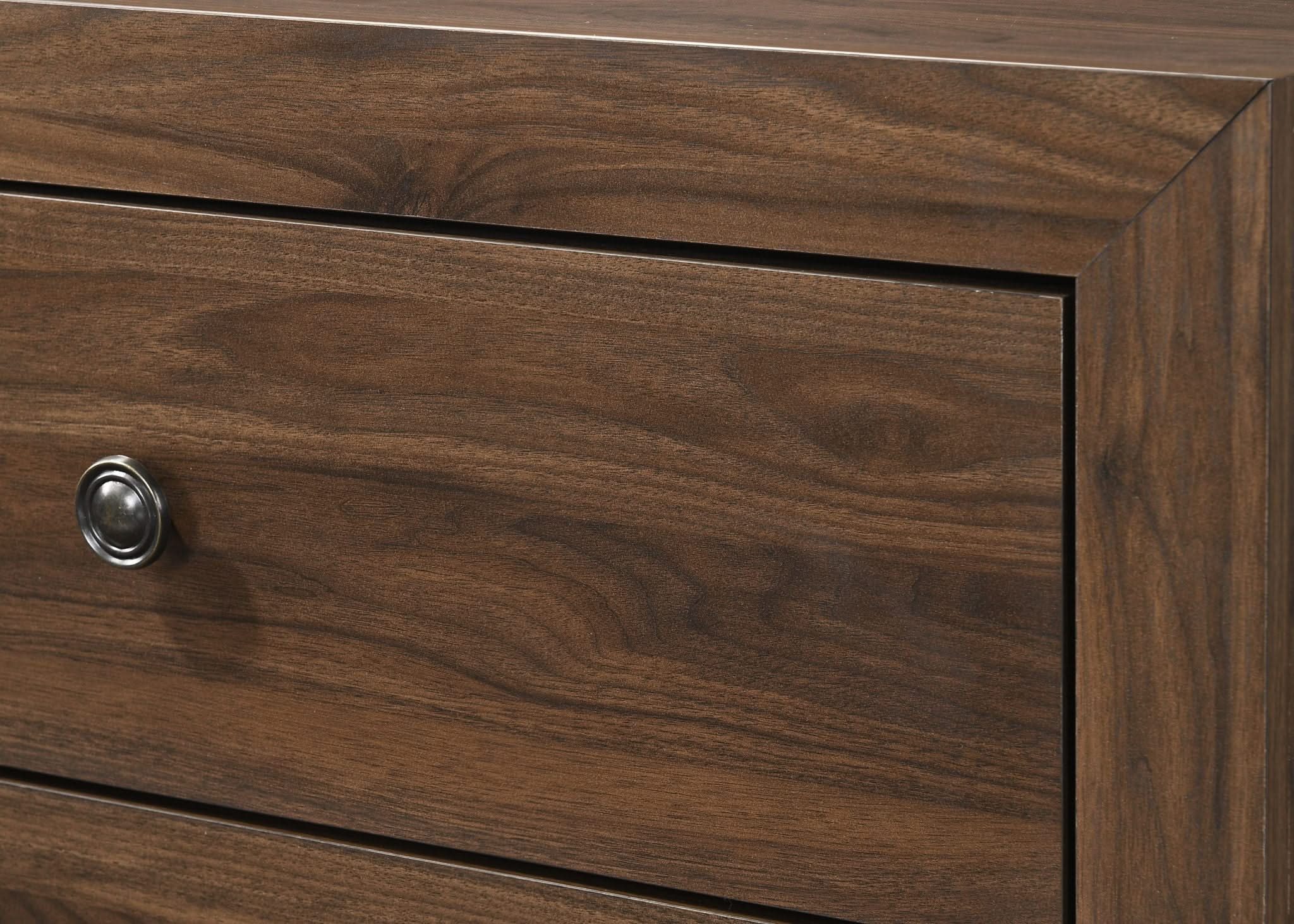 Millie - Twin 5 Piece Bedroom Set - Brown Cherry - Image 3