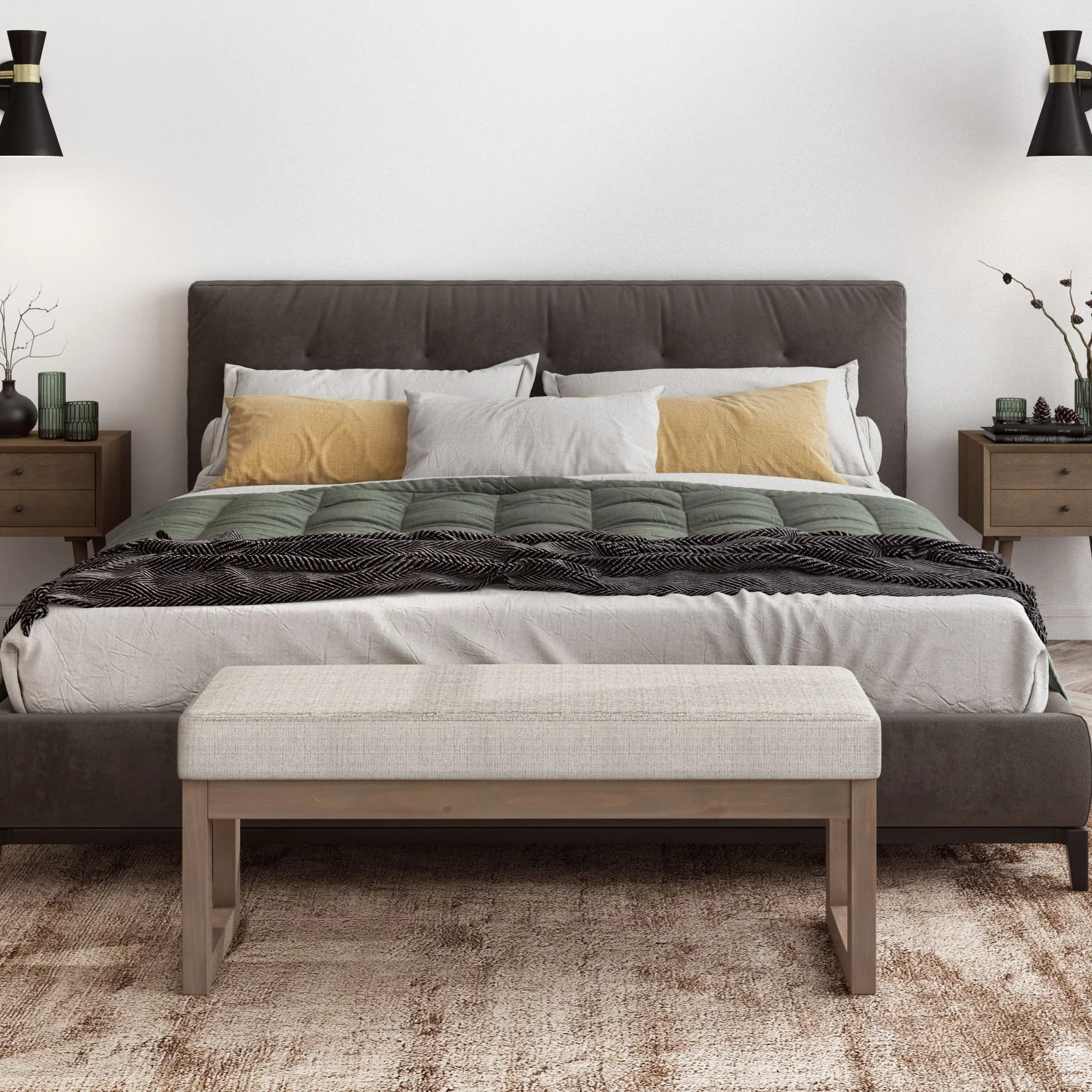 Milltown - Upholstered Ottoman Bench - Image 32
