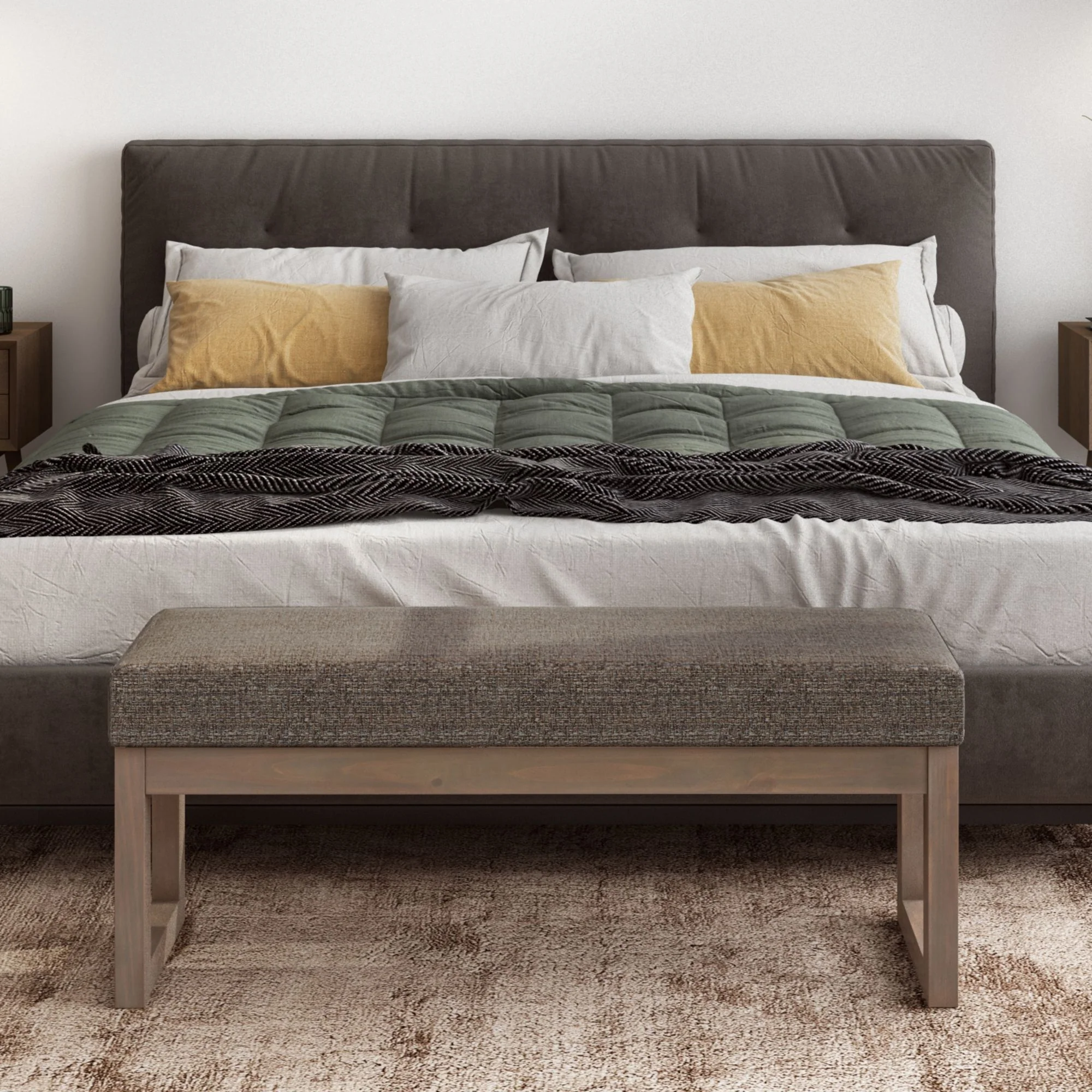 Milltown - Upholstered Ottoman Bench - Image 59