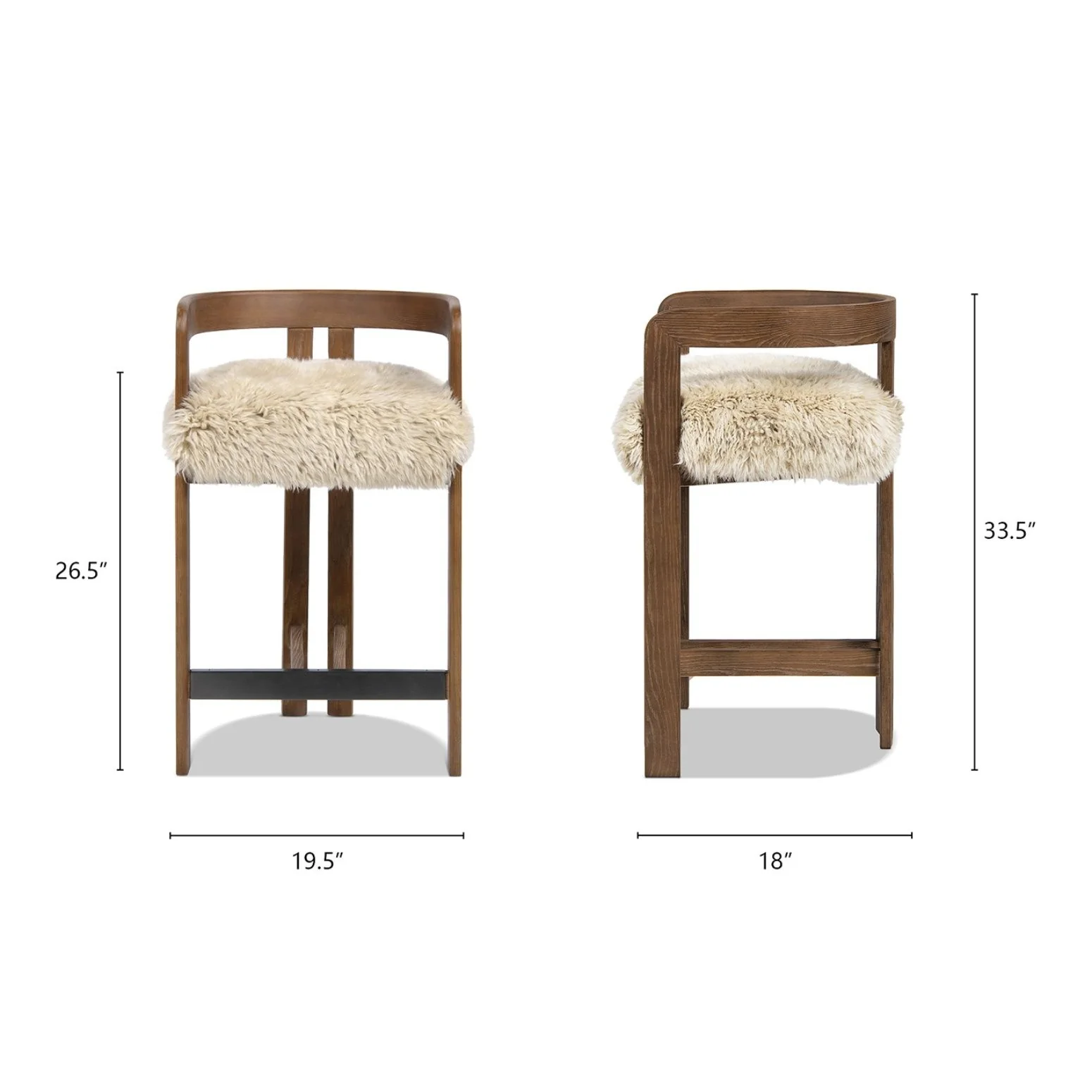 Millwick - Low Back Counter Stool - Image 8