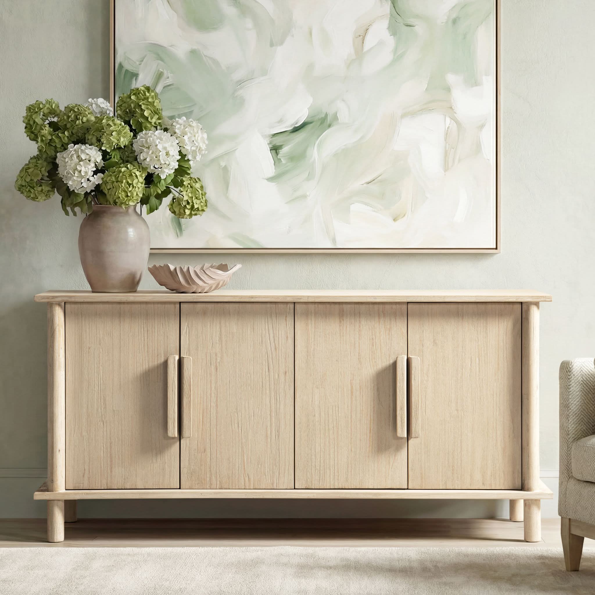 Milo - 4 Door Sideboard - Natural - Image 4