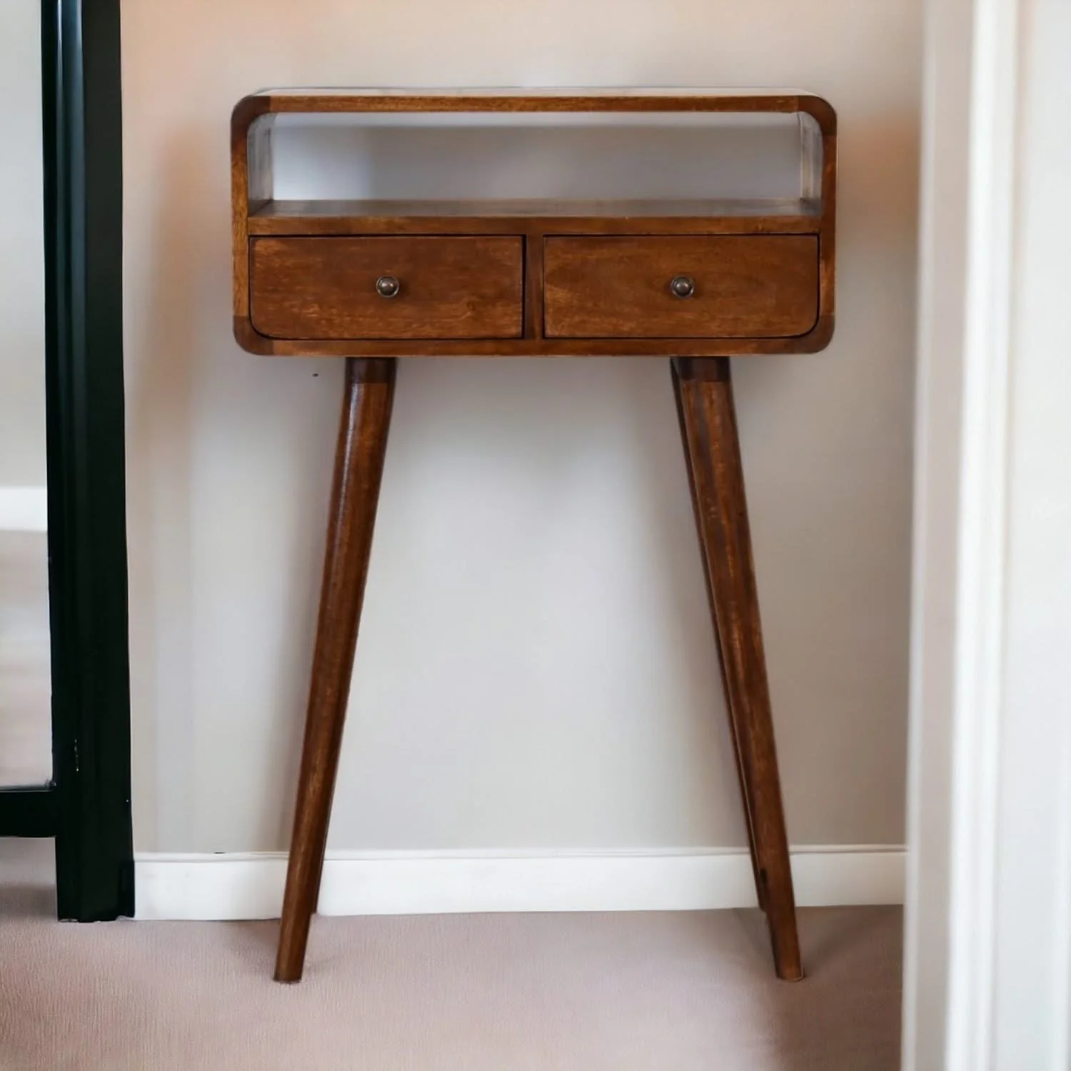 Mini Console Table - Chestnut - Image 3