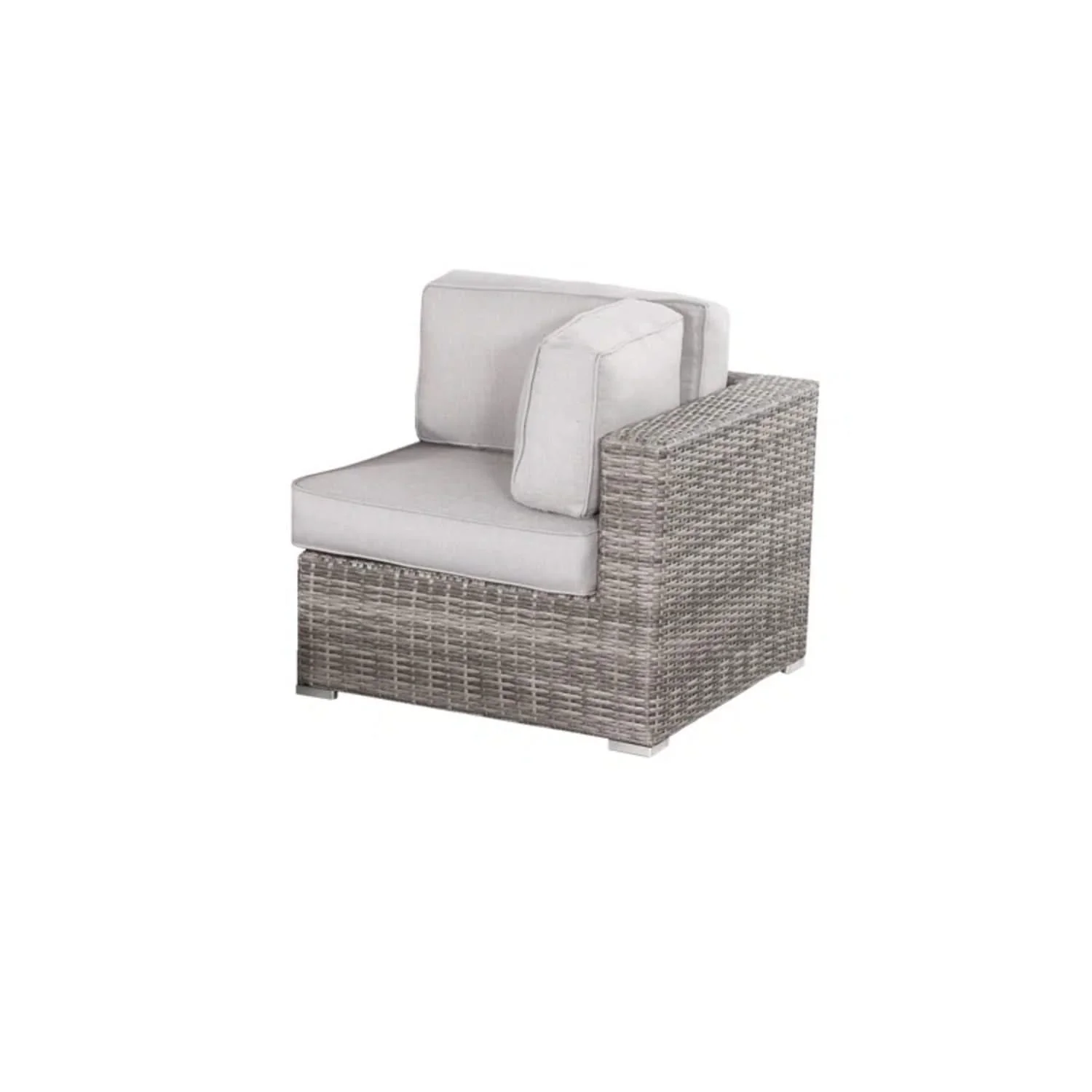 Minnesota - 9 Piece Sectional Sofa Set With Cushions - Gray Mix - Image 4