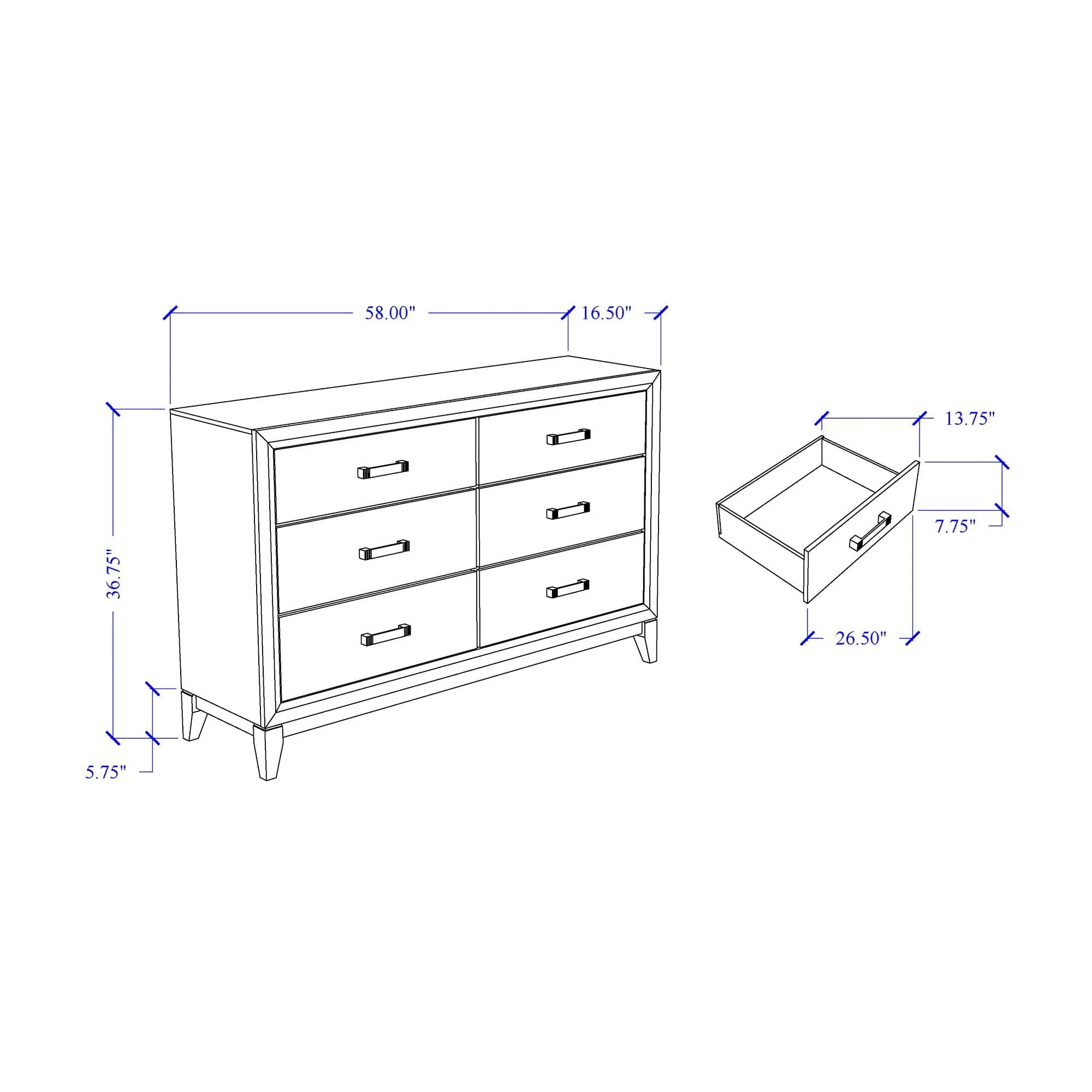 Mirage - Dresser - Image 4