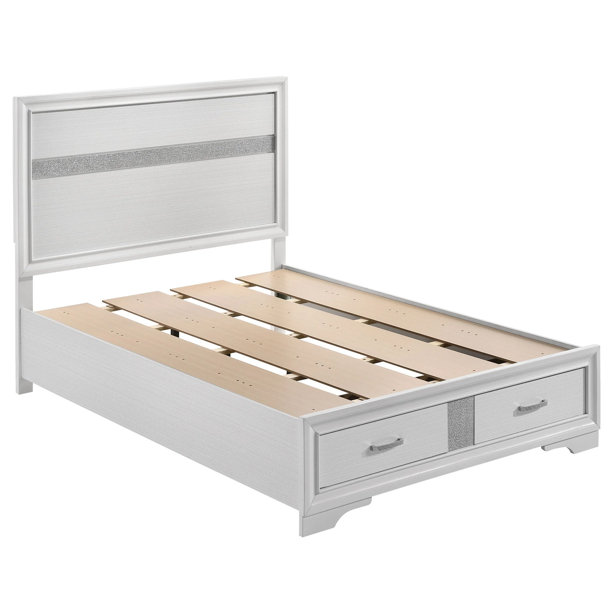 Miranda 4-piece Full Bedroom Set White - Image 3